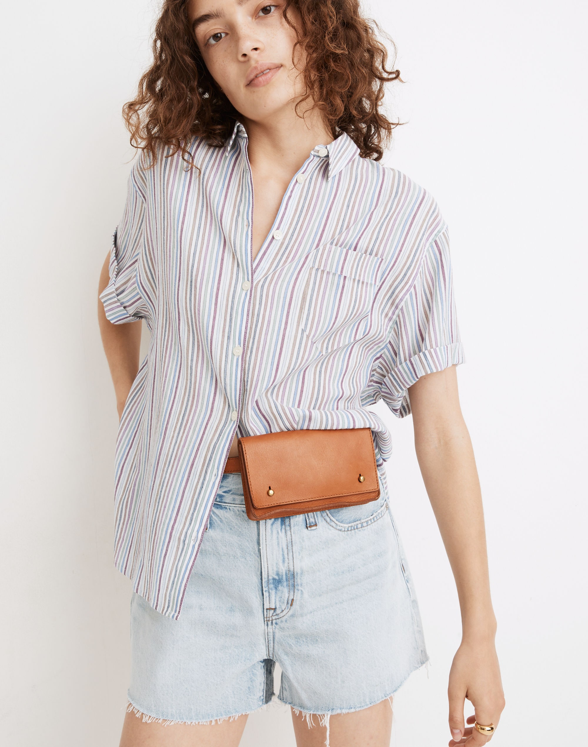 Chronicle Shirt in Rainbow Stripe