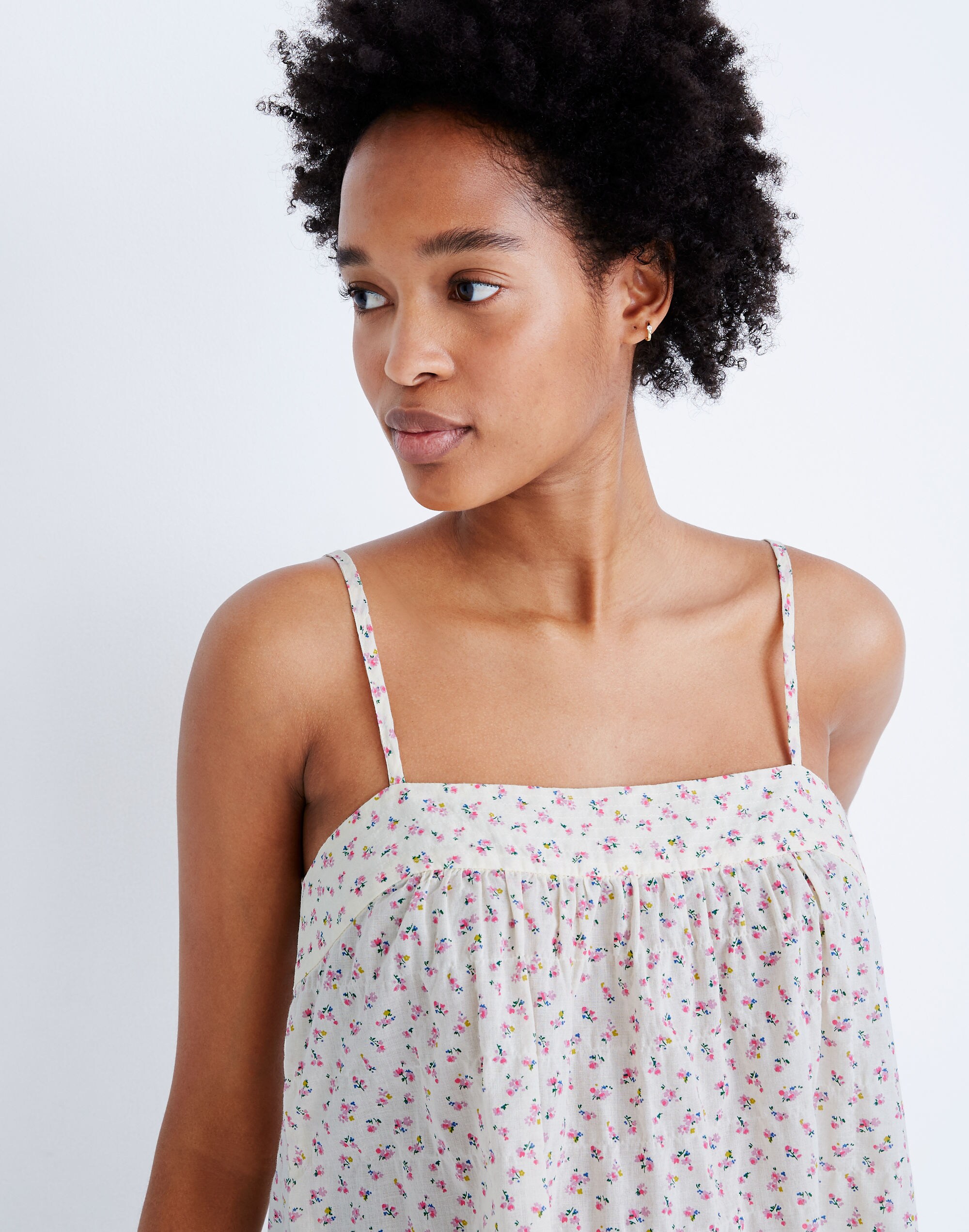 Stitched Swing Tank Top in Bright Buds