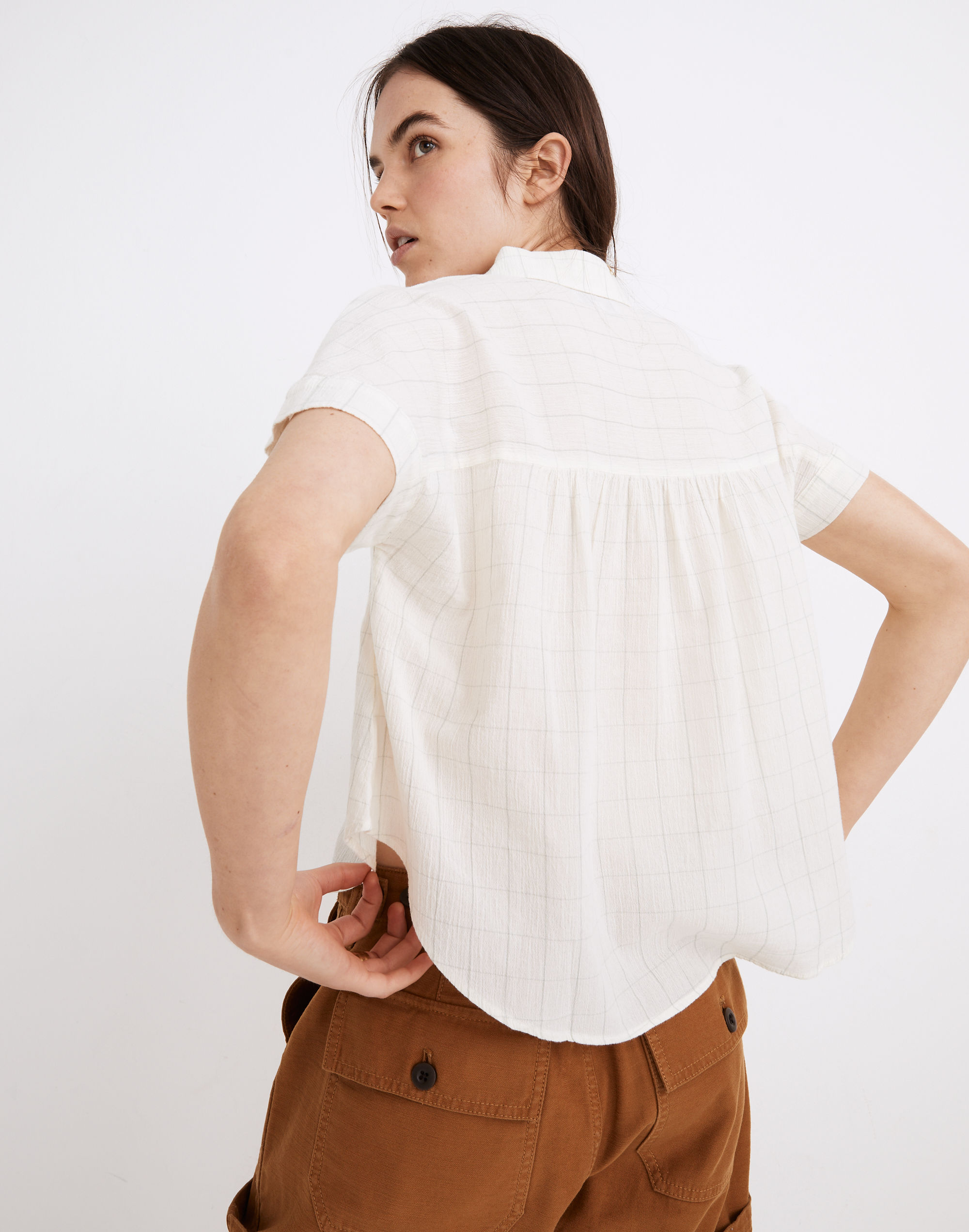 Hilltop Shirt in Windowpane Print