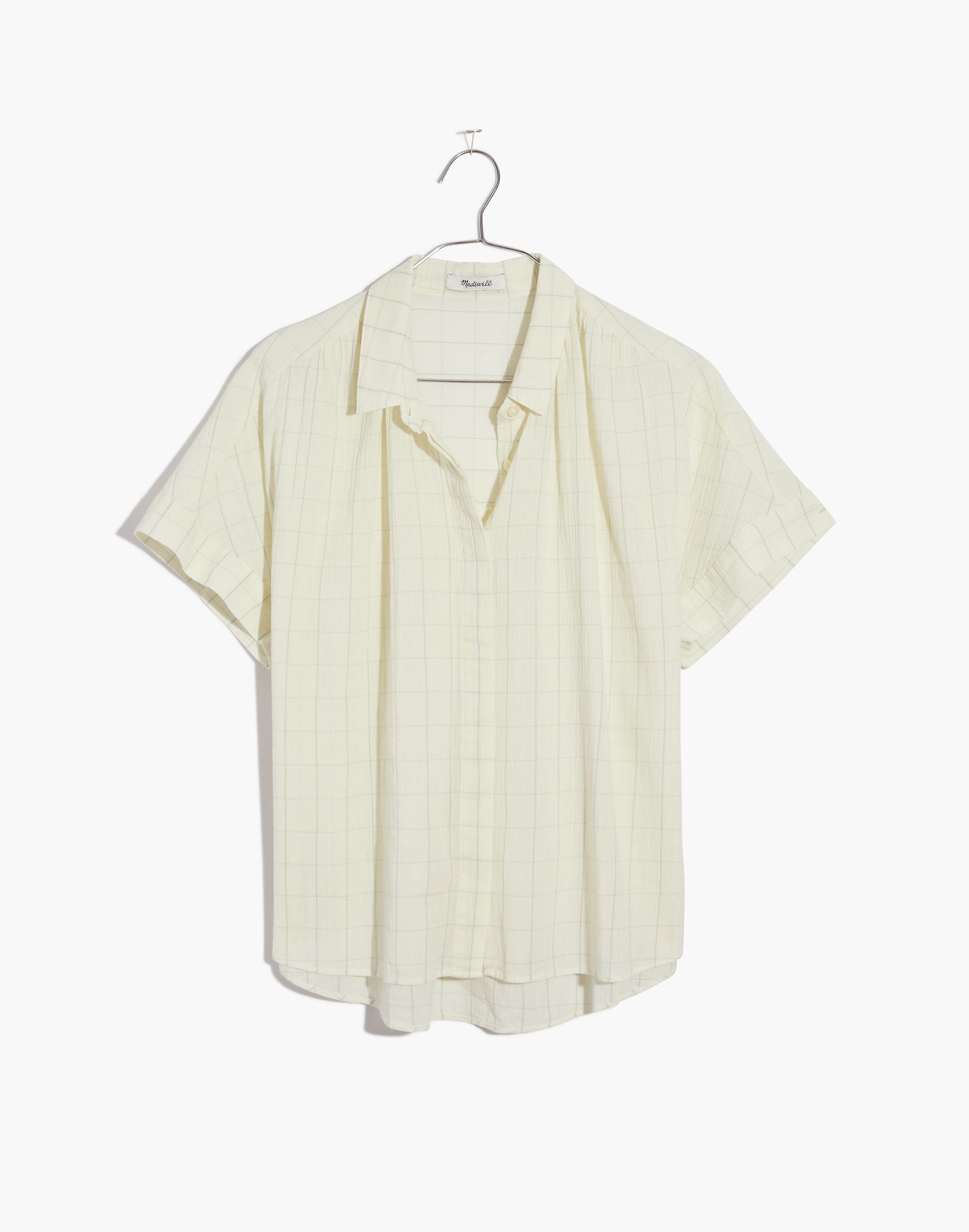 Hilltop Shirt in Windowpane Print