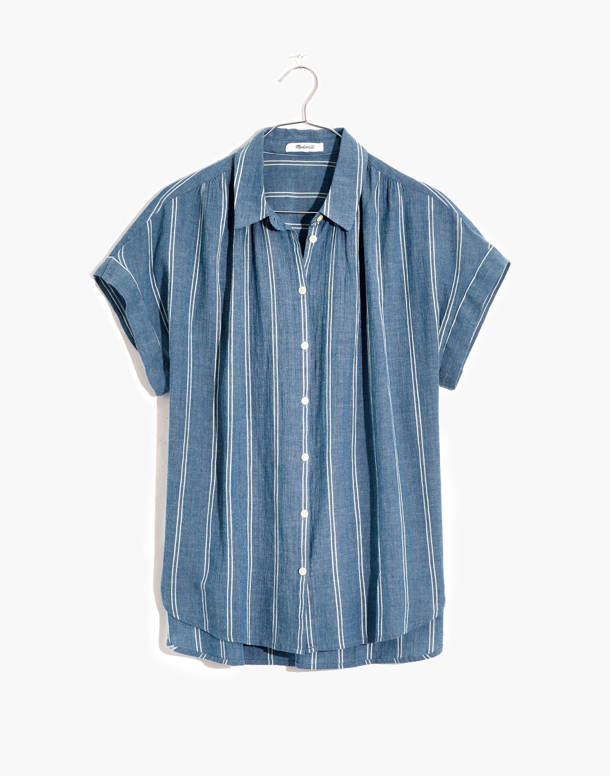 Central Shirt in Caspian Stripe