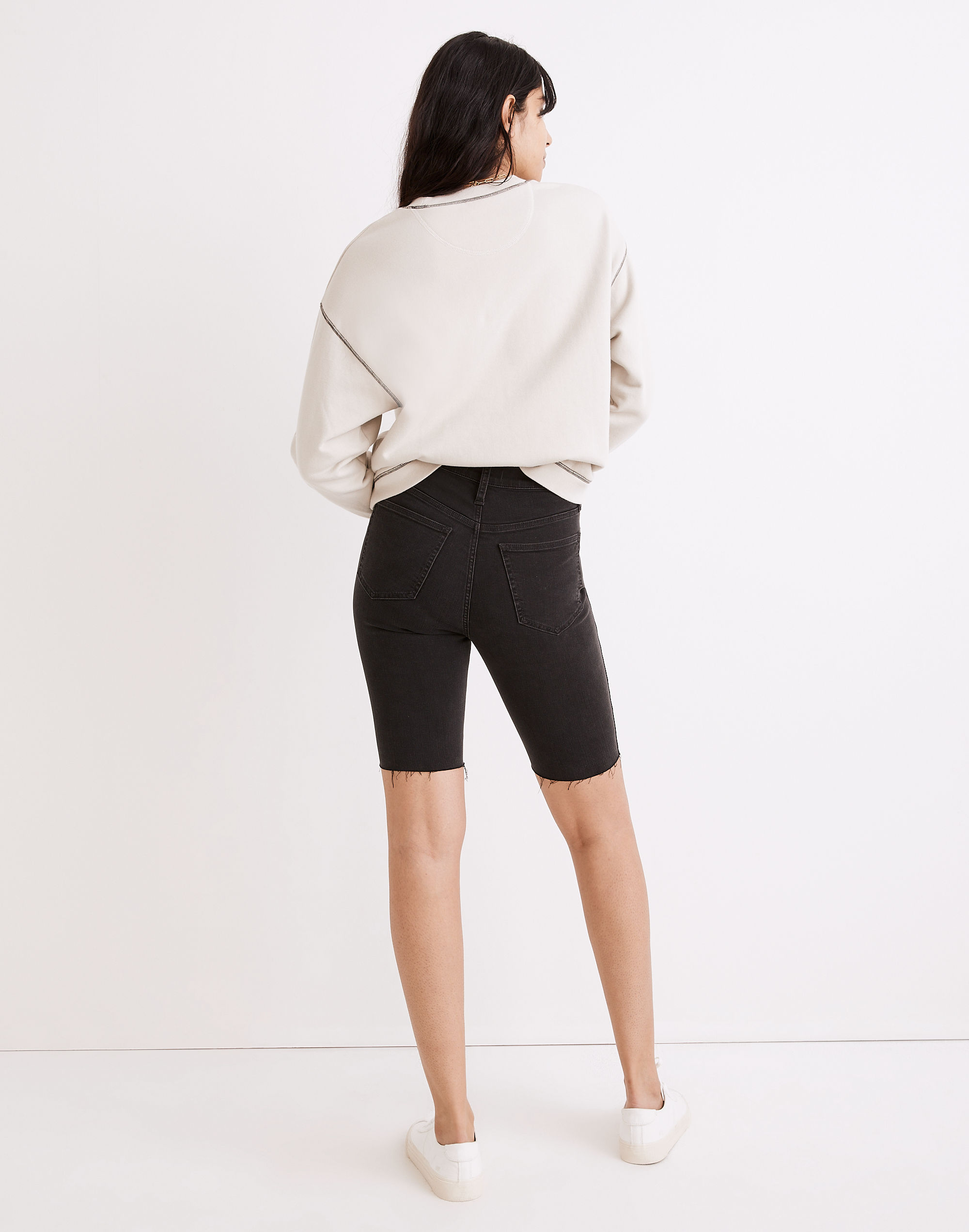 Roadtripper Supersoft Biker Shorts in Lunar Wash