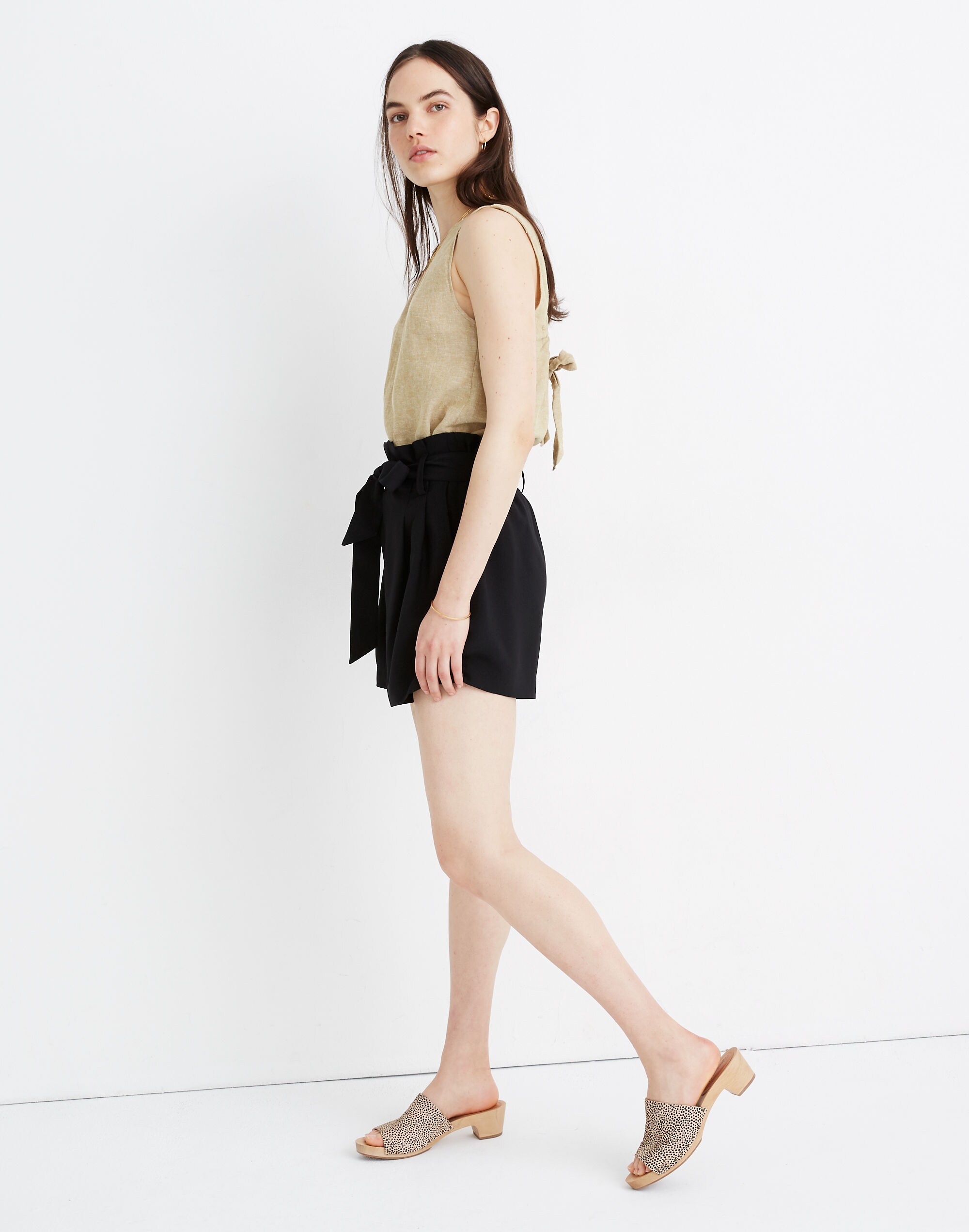 Drapey Paperbag Shorts