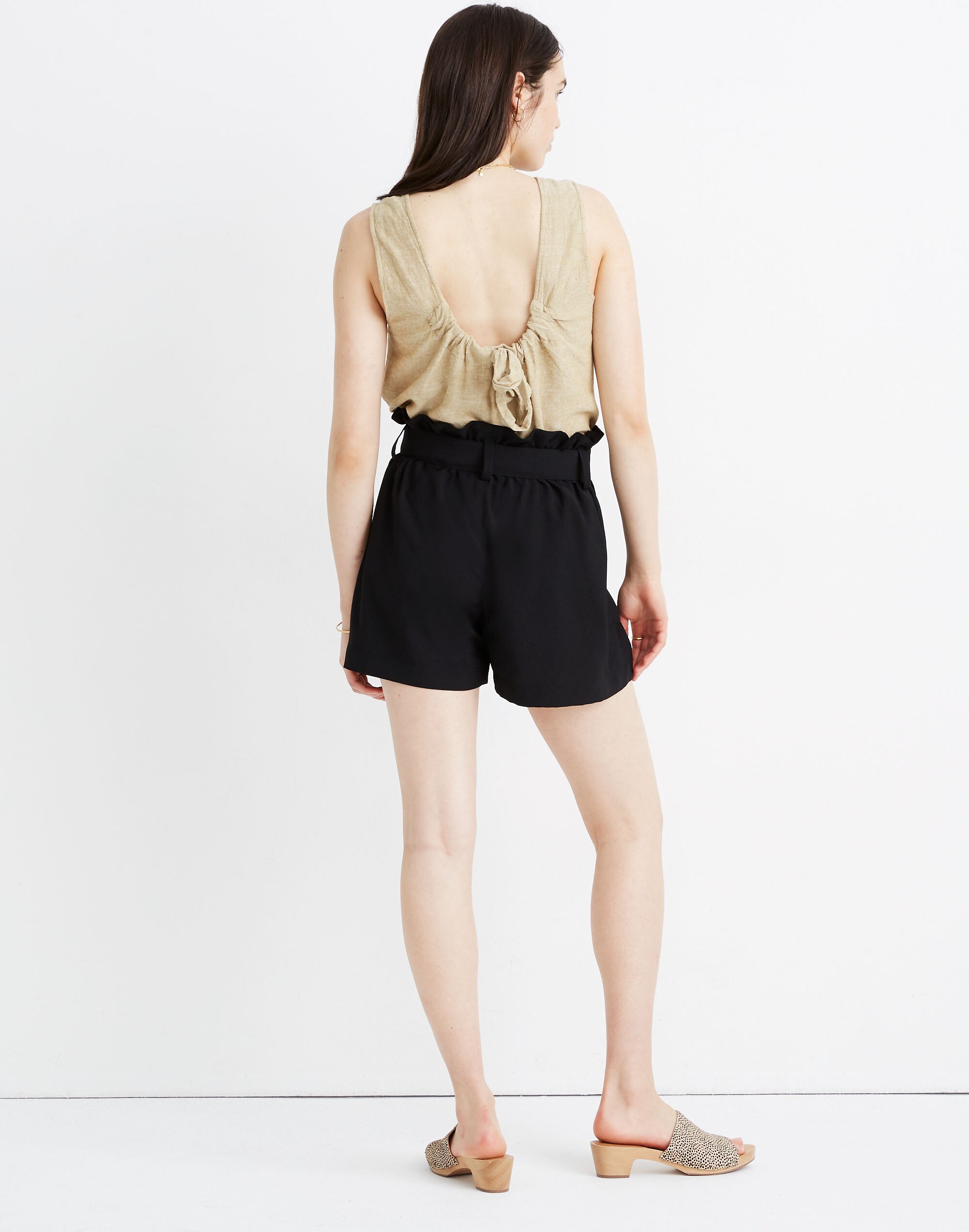 Drapey Paperbag Shorts