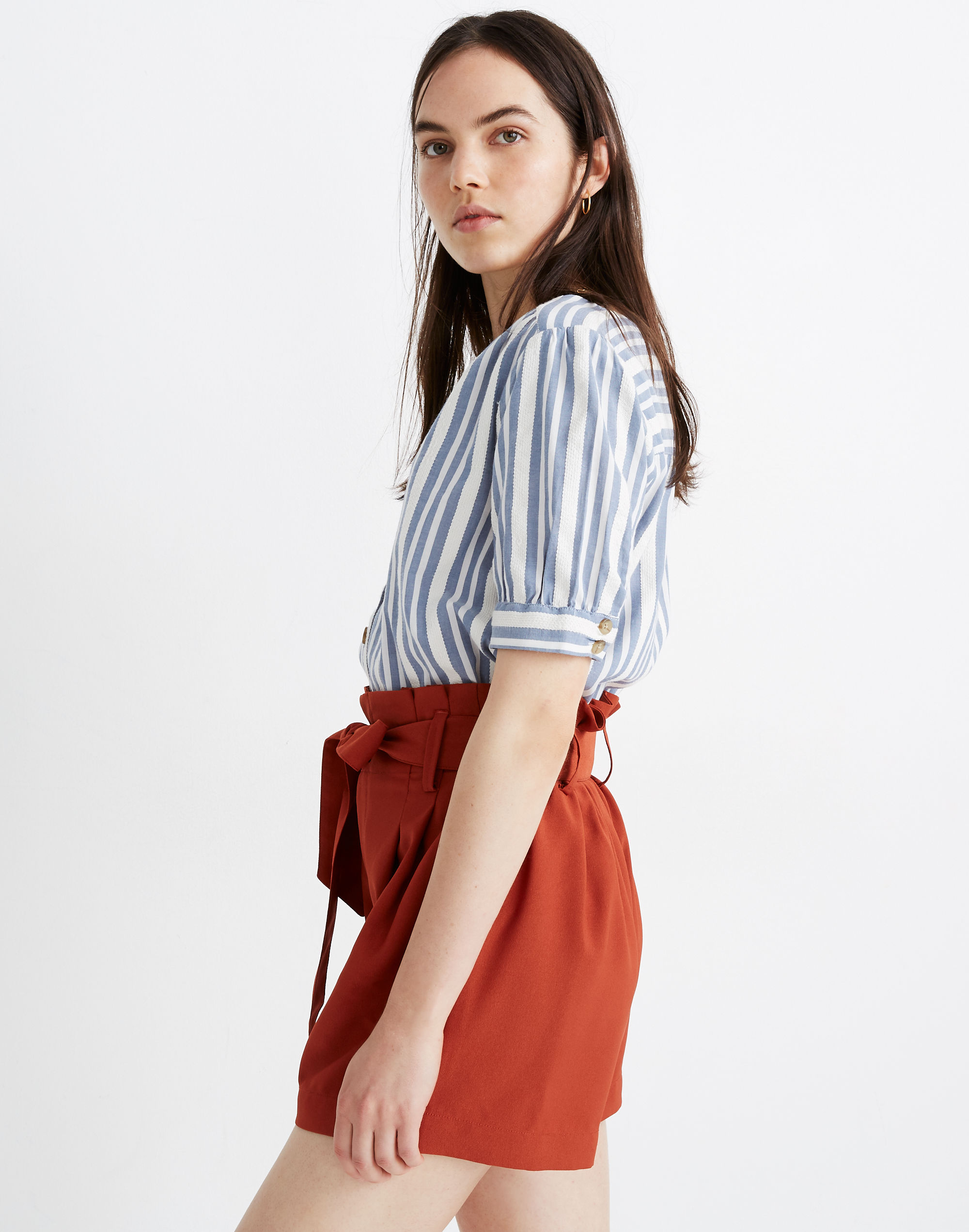 Drapey Paperbag Shorts