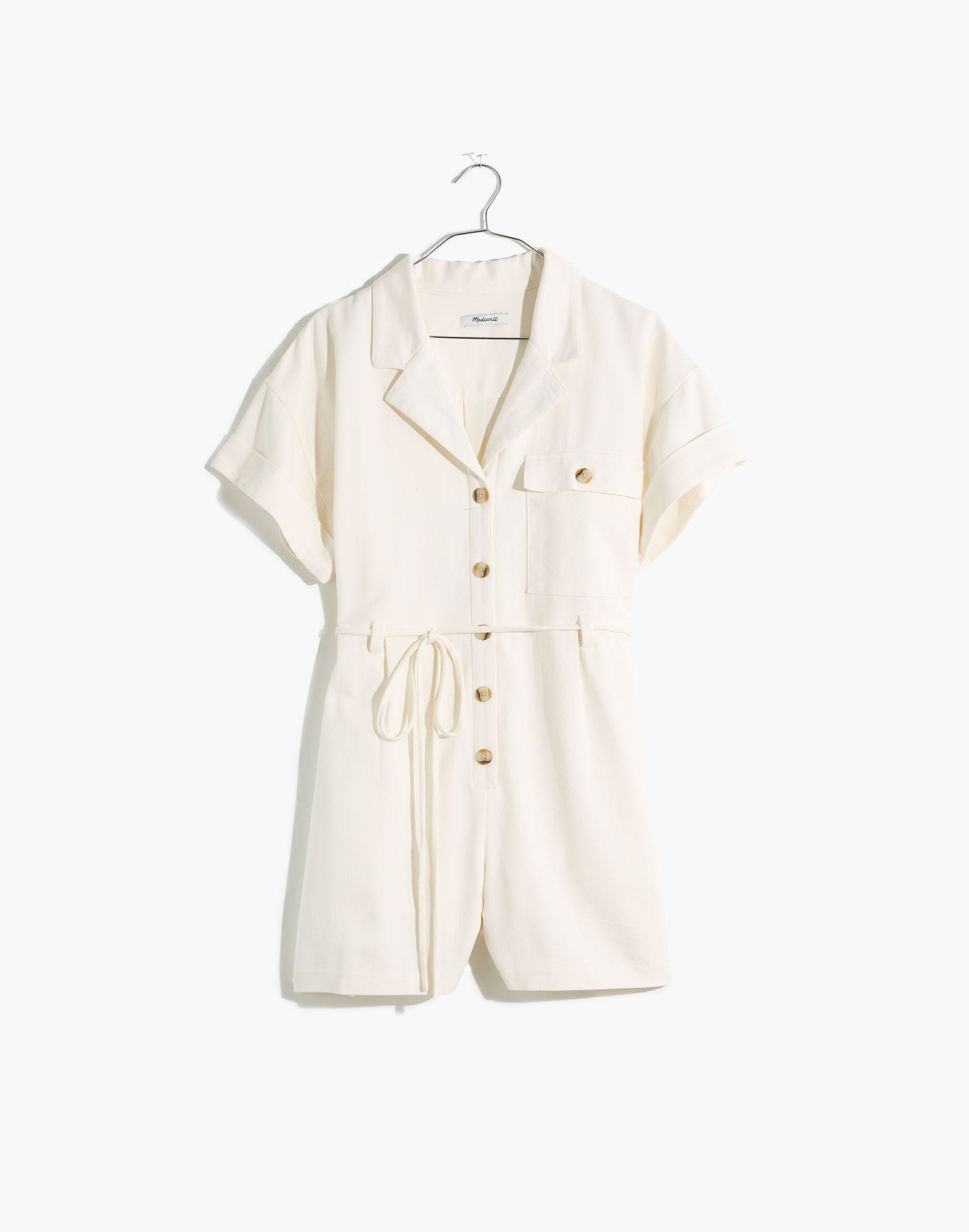 Petite Belted Safari Romper