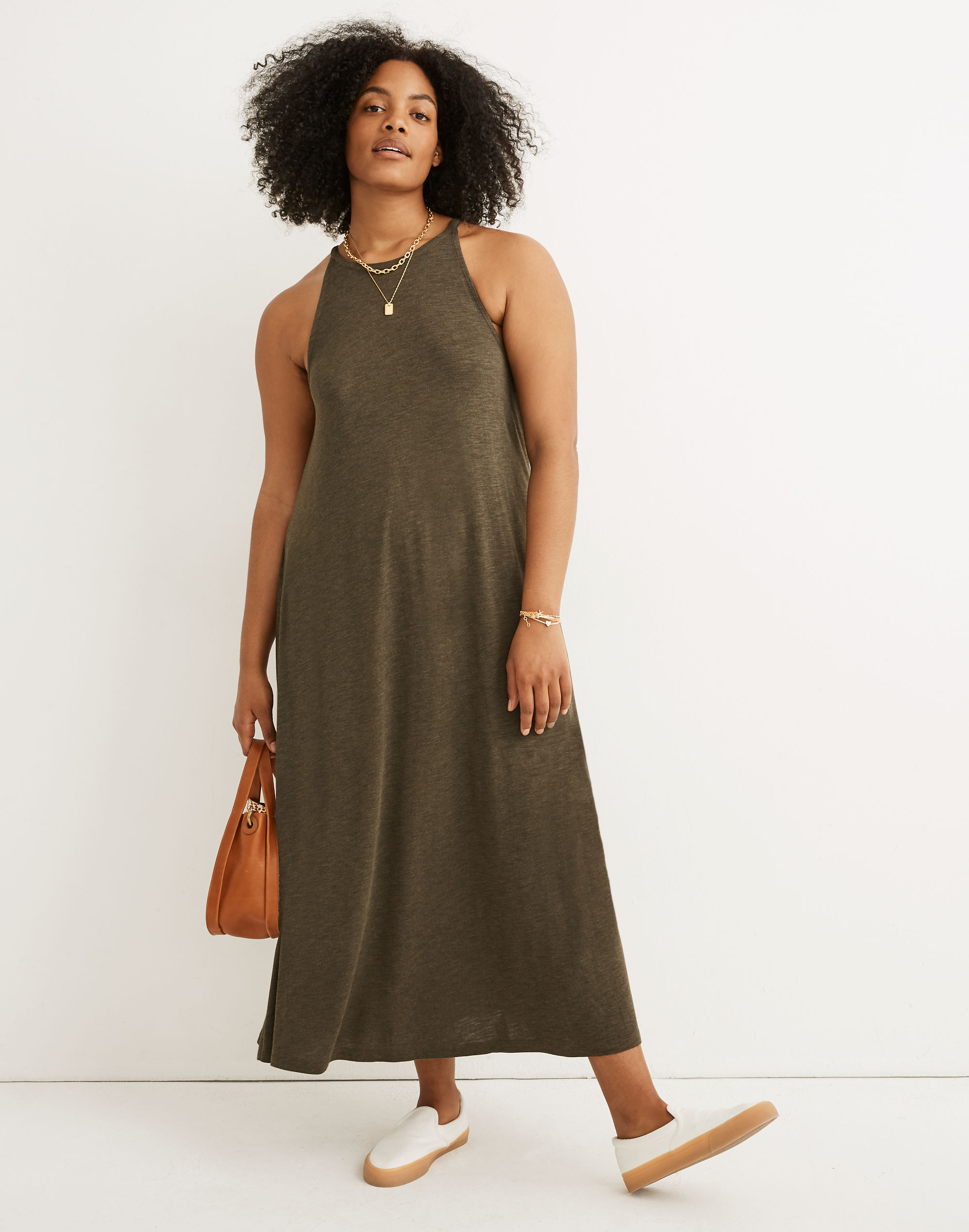 Knit Cami Midi Dress