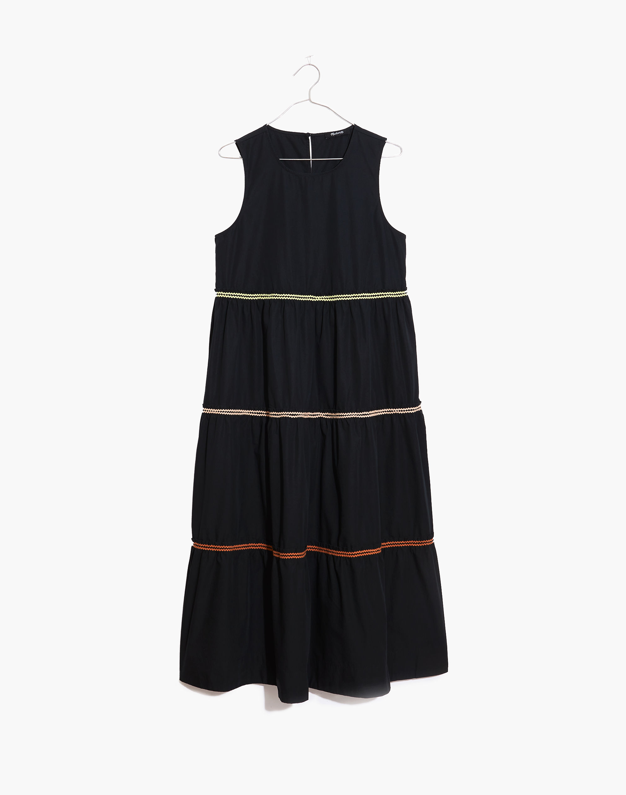 Rickrack Cattail Tiered Dress