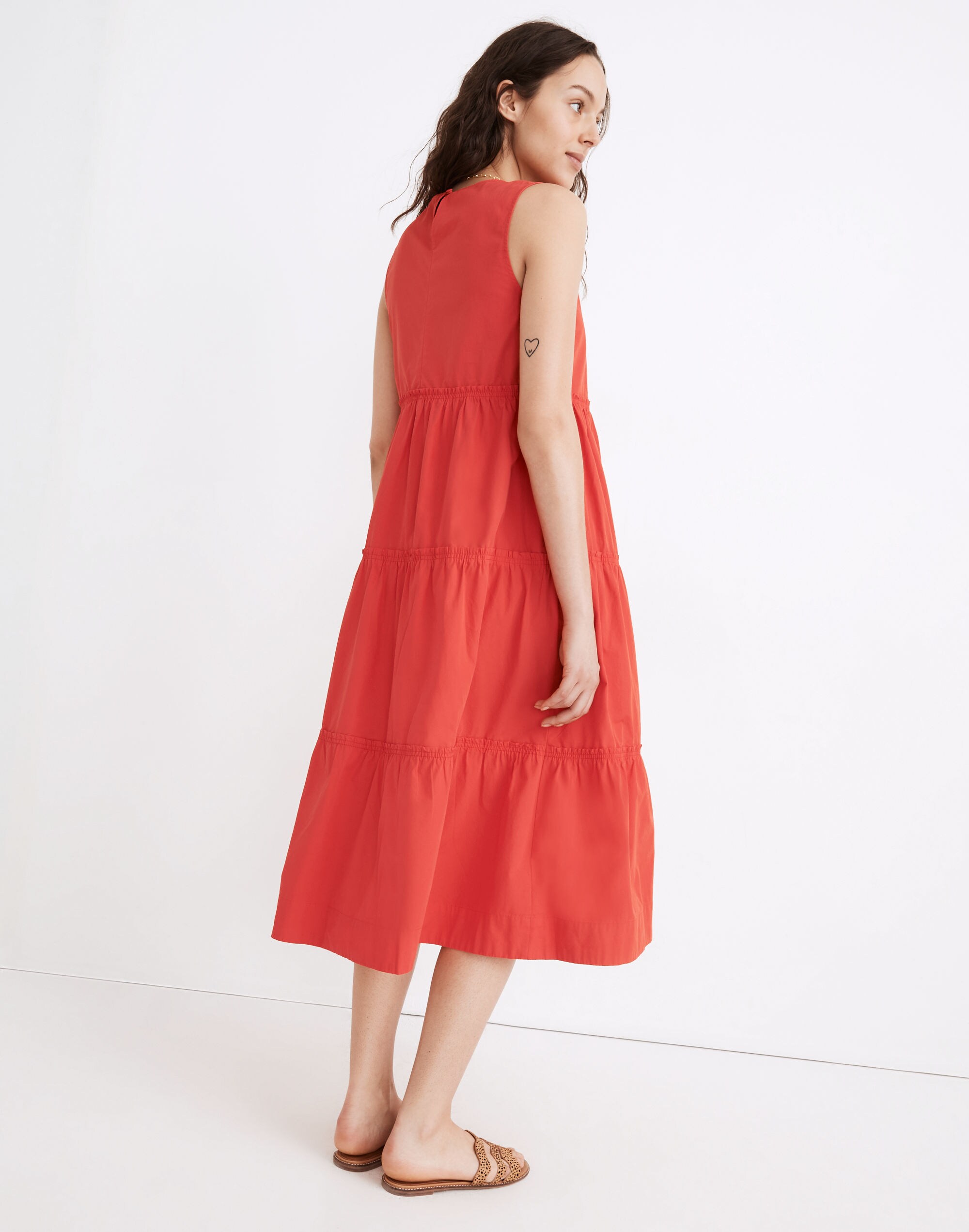 Petite Cattail Tiered Dress