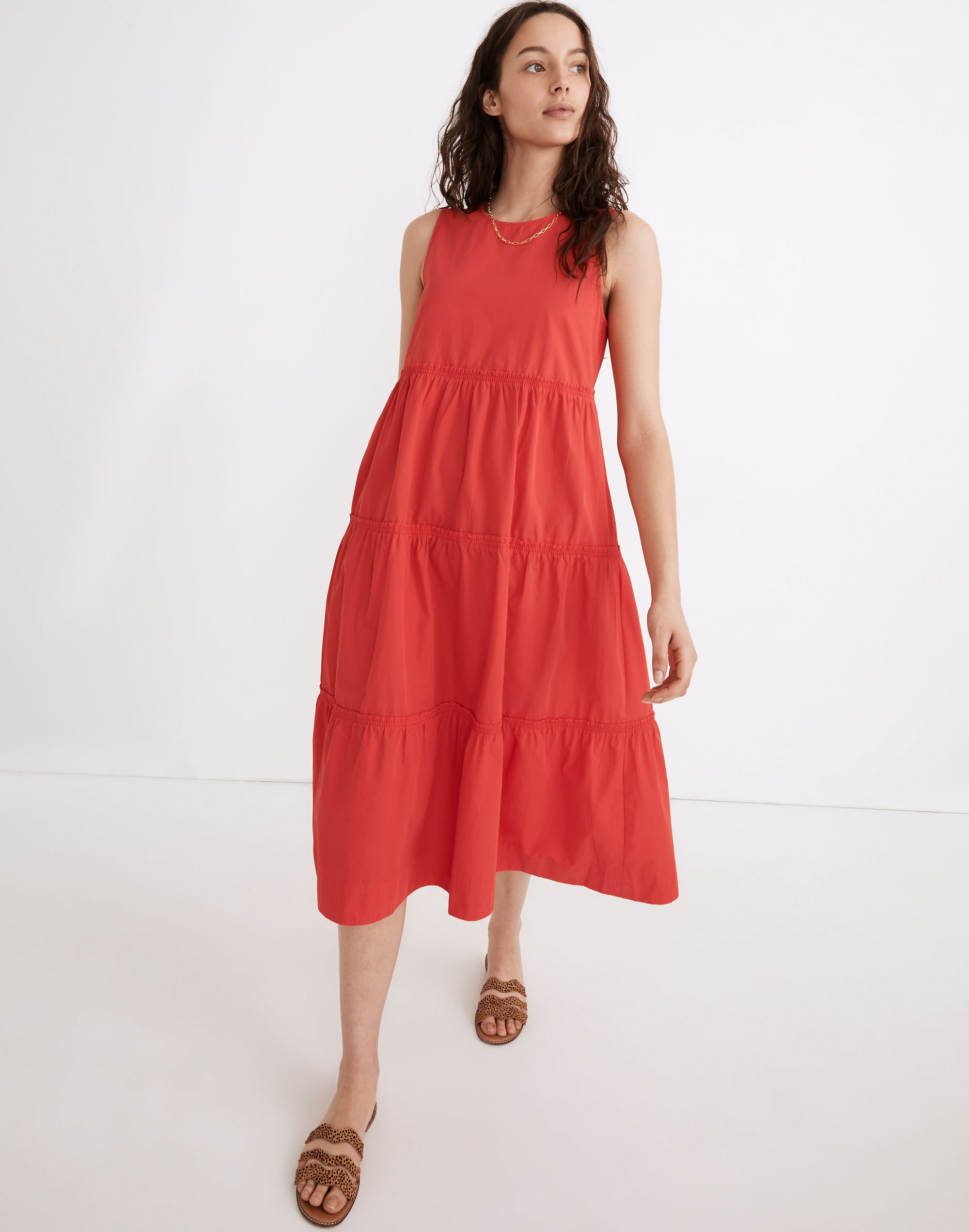 Petite Cattail Tiered Dress