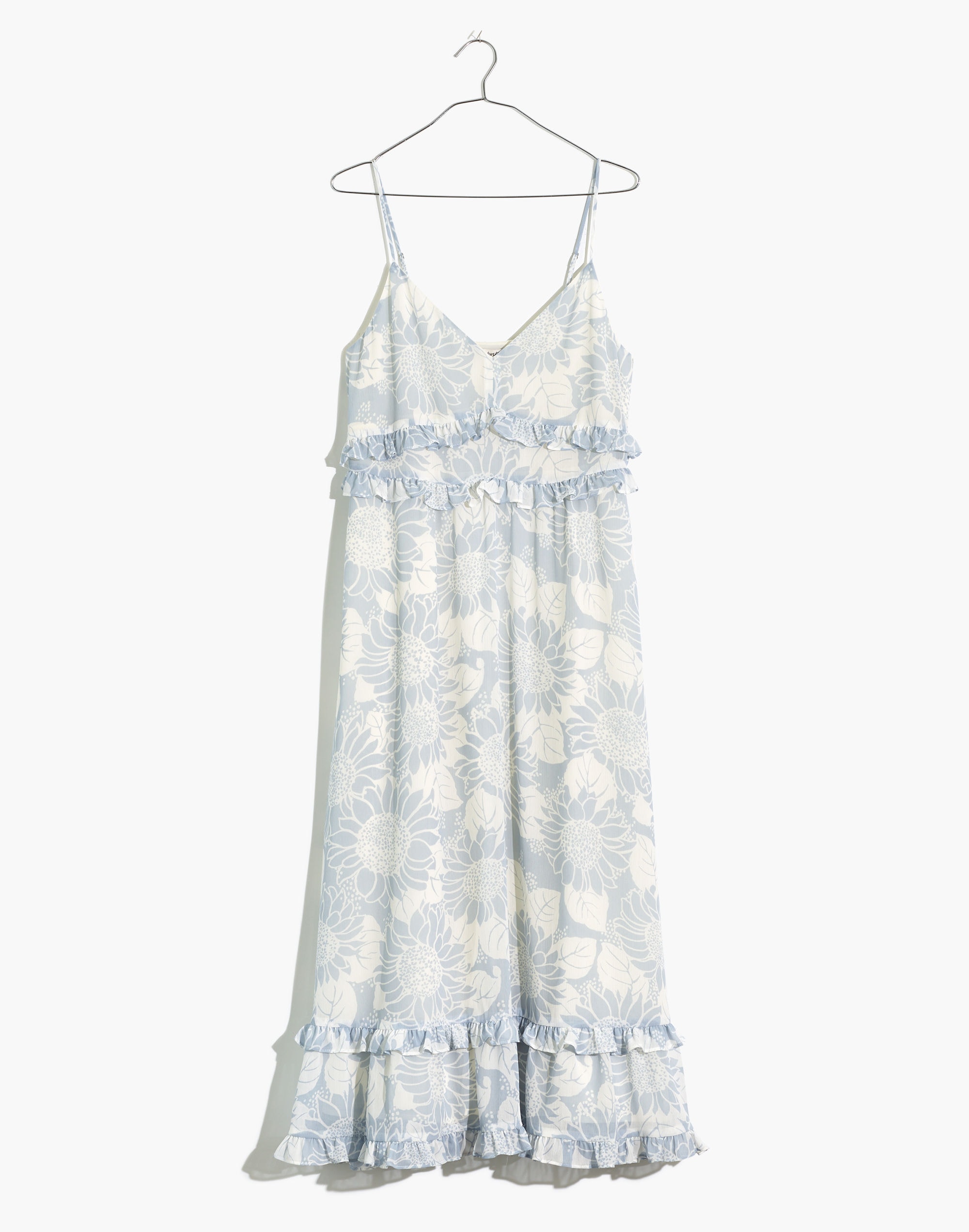 Ruffle Cami Dress in Sunflower Season