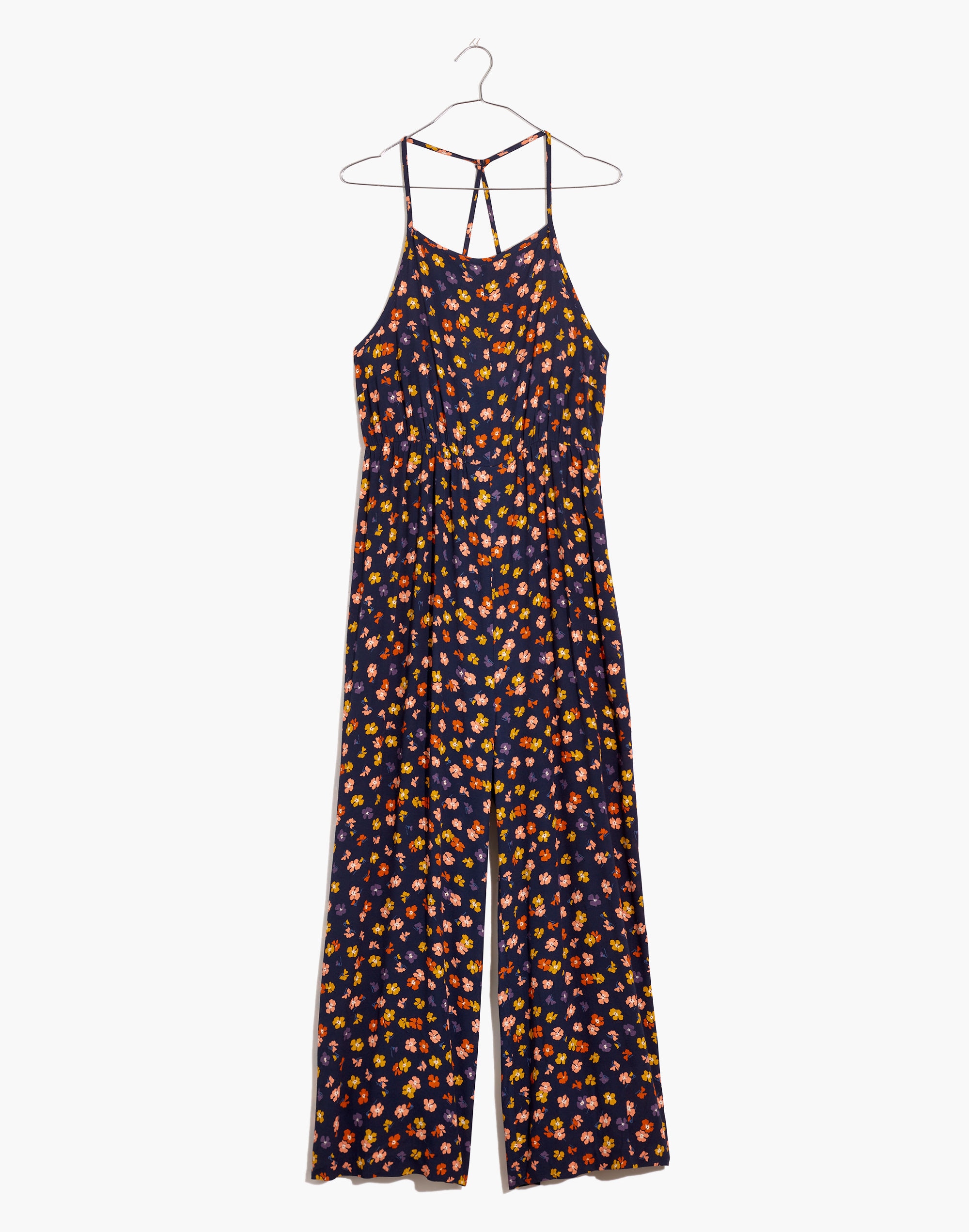 Cami Racerback Jumpsuit in Happy Hibiscus