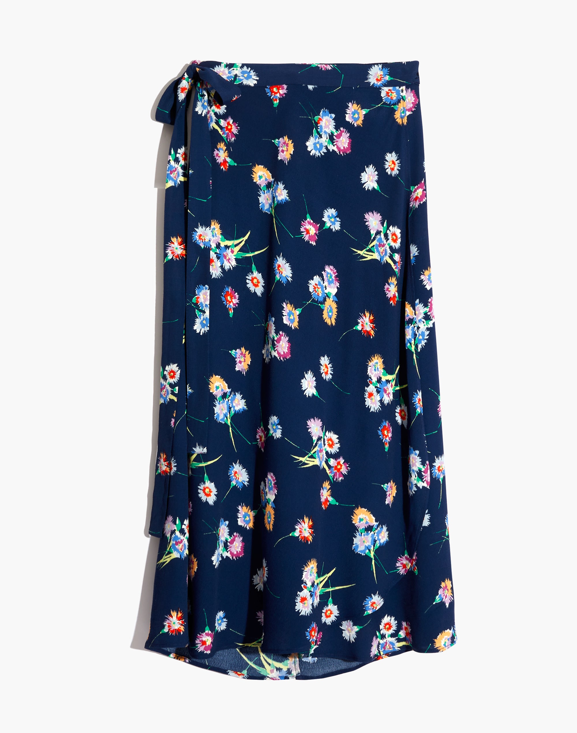 Wrap Midi Skirt in Flutter-By Floral