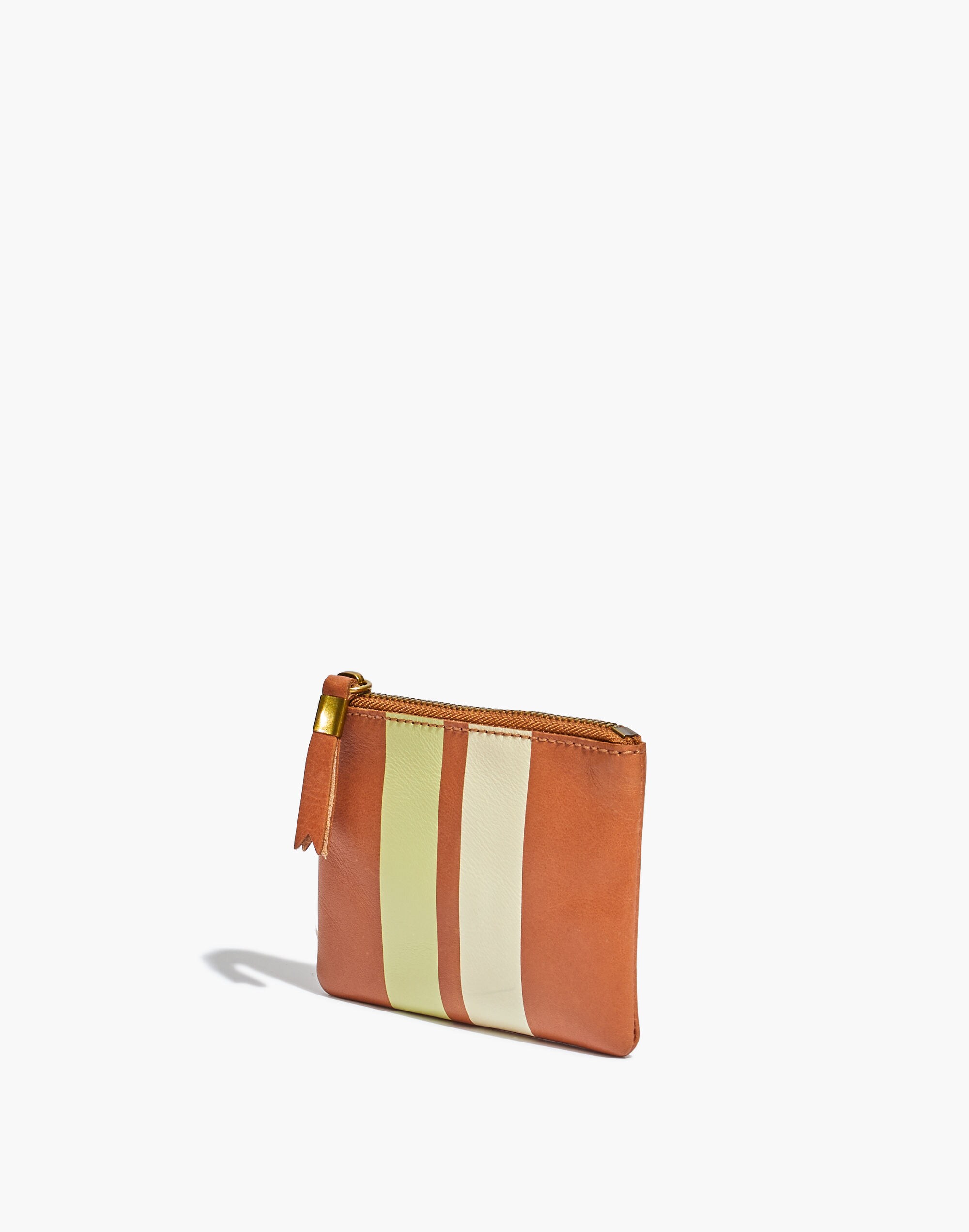 The Leather Pouch Wallet: Striped Edition