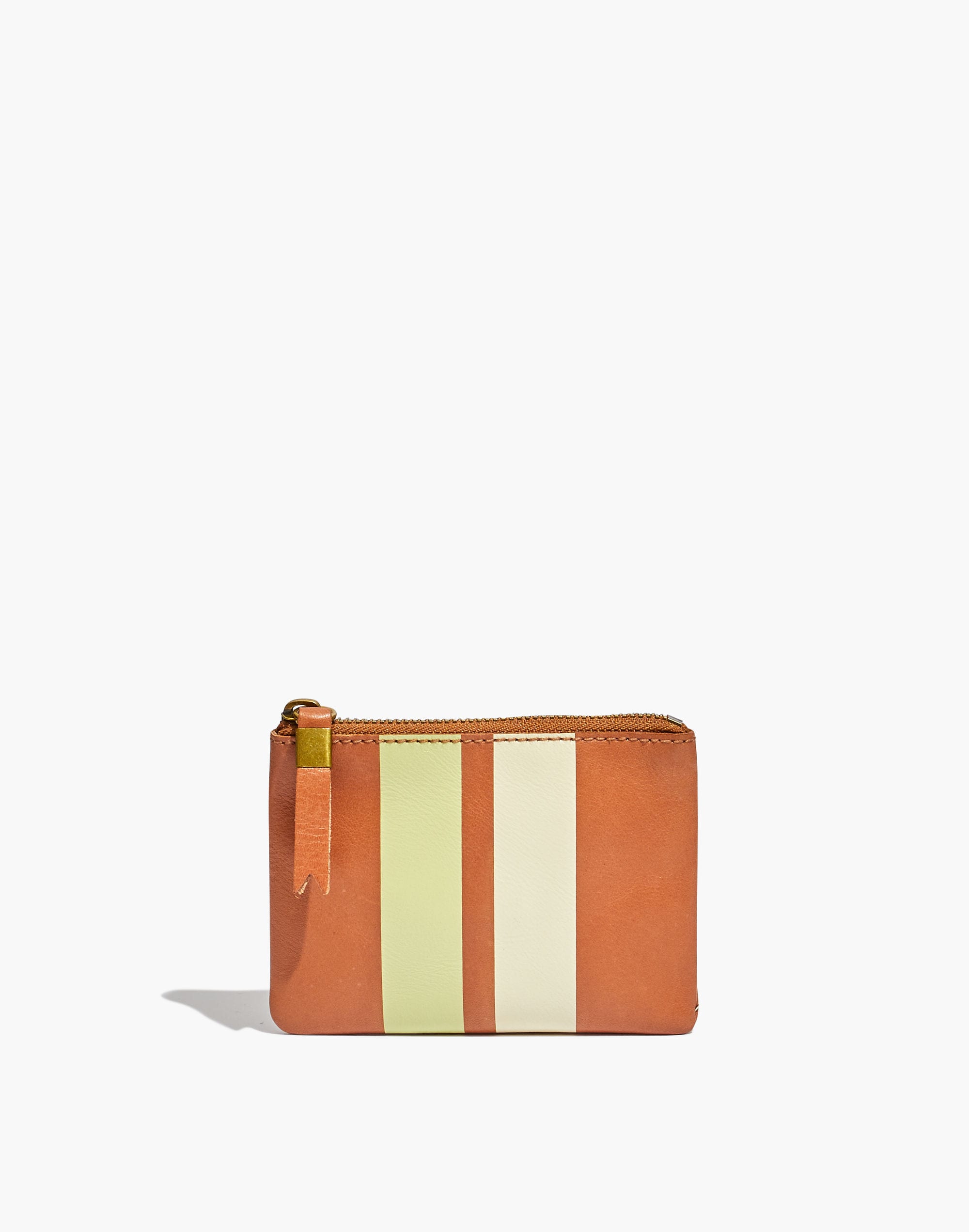 the leather pouch wallet: striped edition