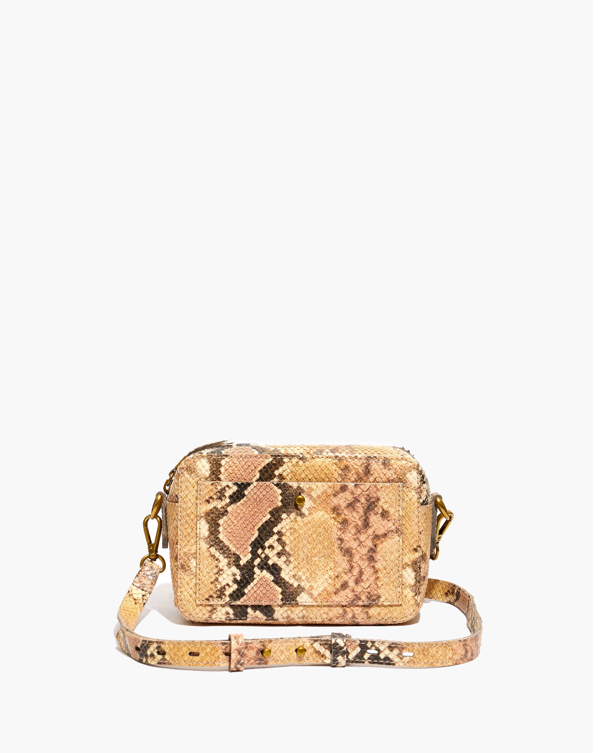 the transport camera bag: snake embossed leather edition