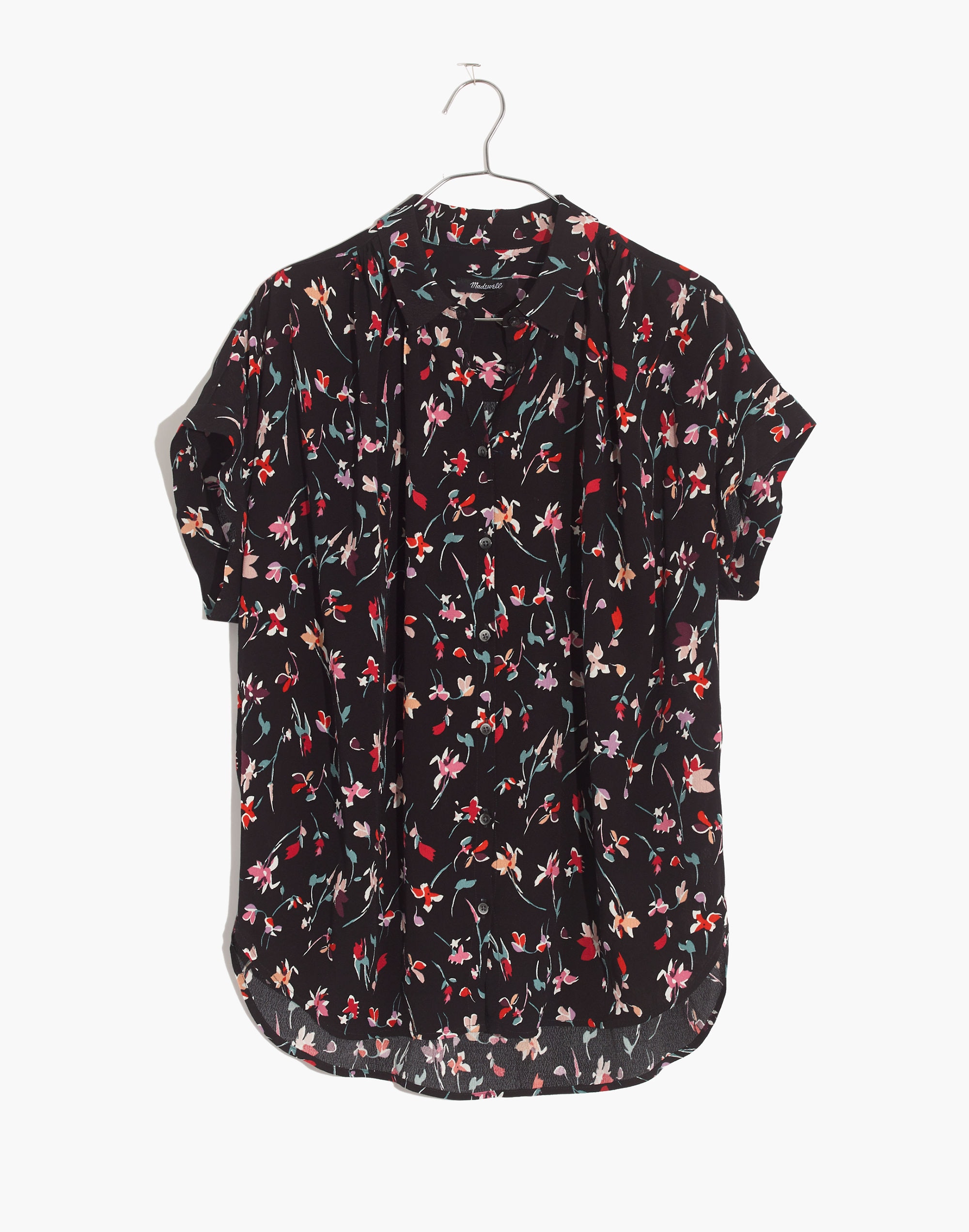 Central Drapey Shirt in Drifting Flowers