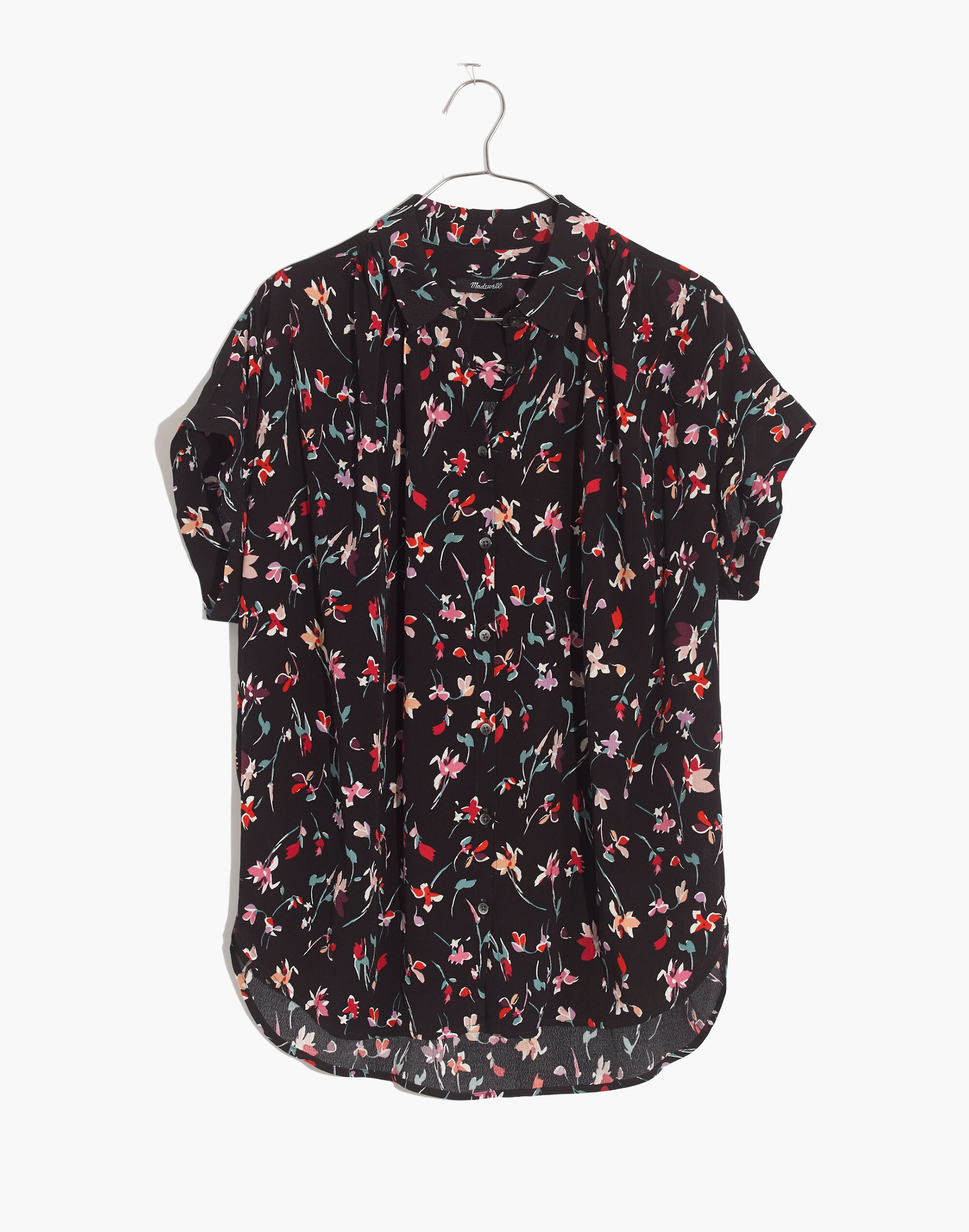Central Drapey Shirt in Drifting Flowers