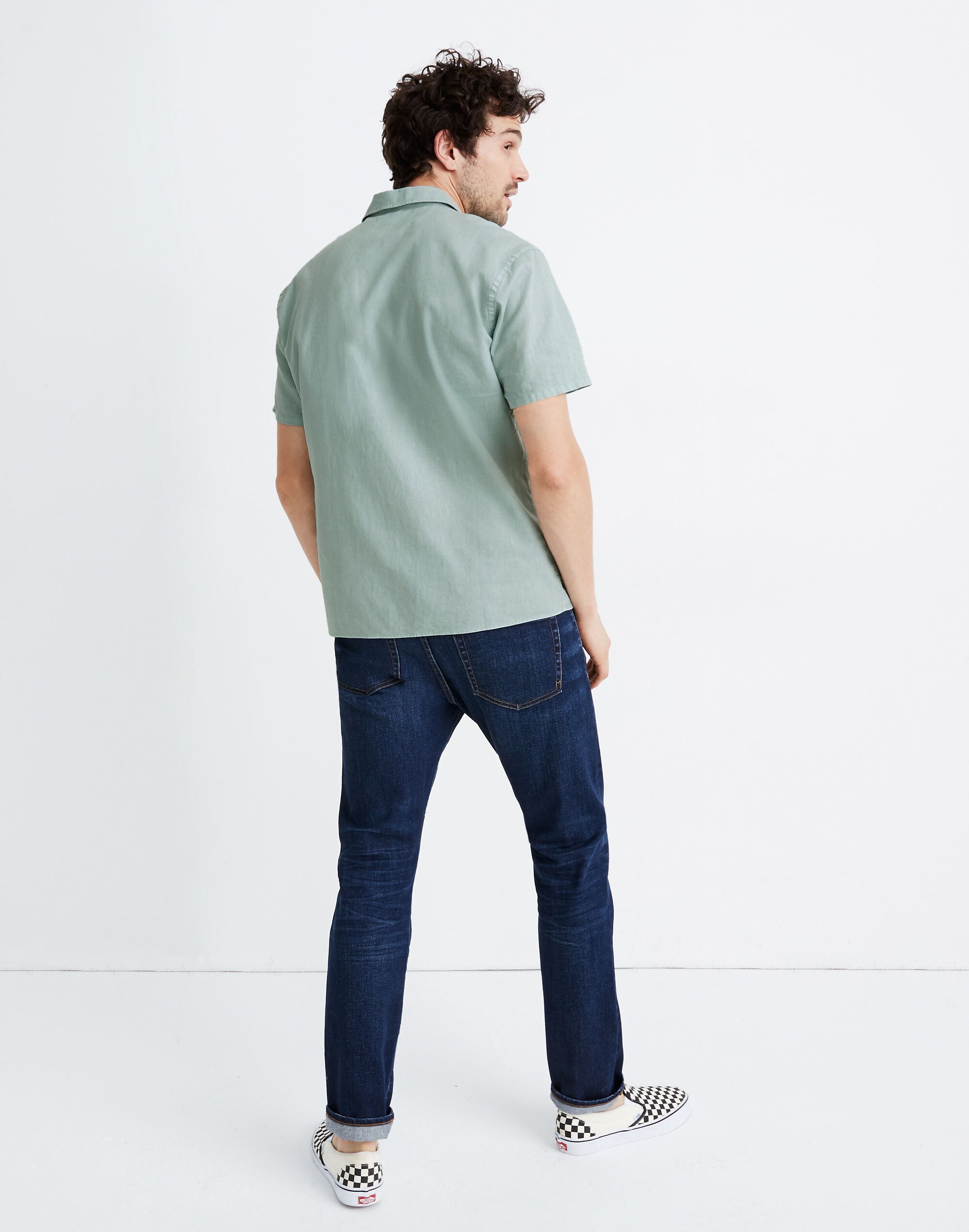 Linen-Cotton Easy Camp Shirt