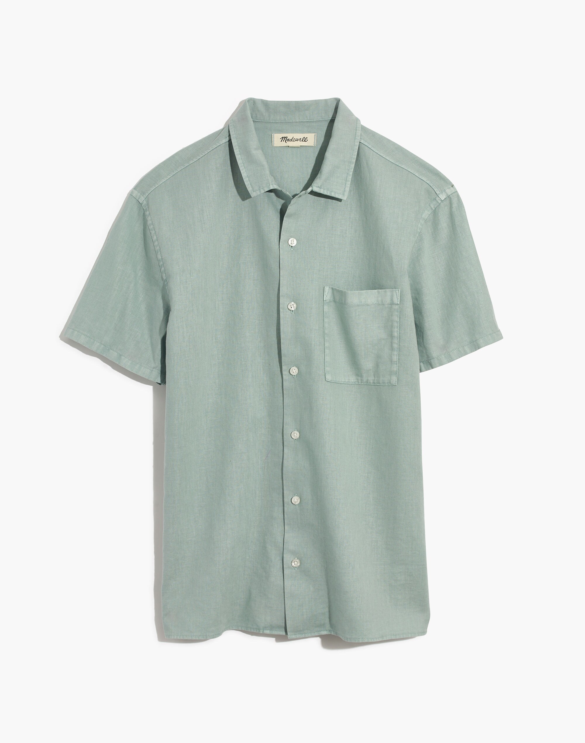 Linen-Cotton Easy Camp Shirt