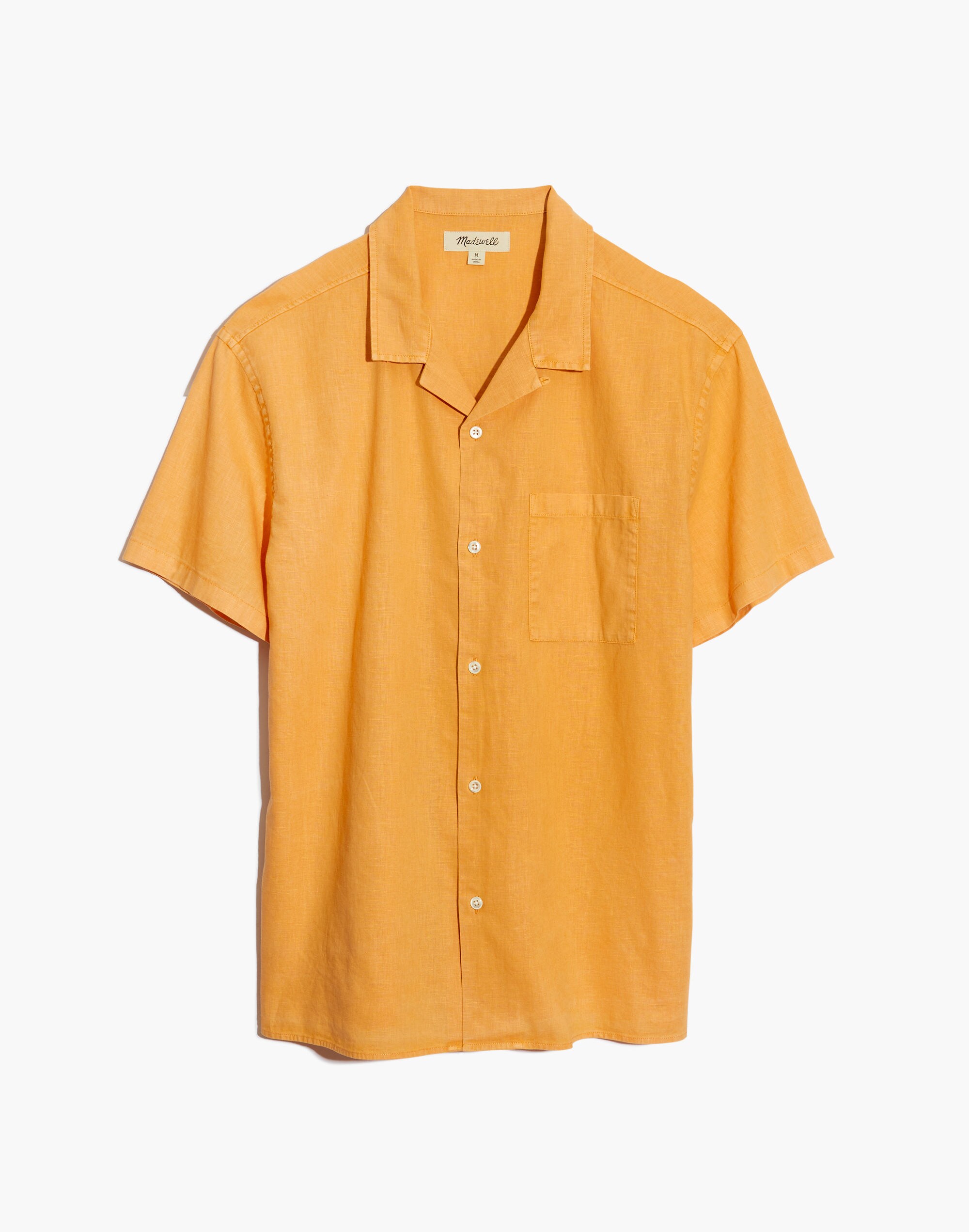 Linen-Cotton Easy Camp Shirt