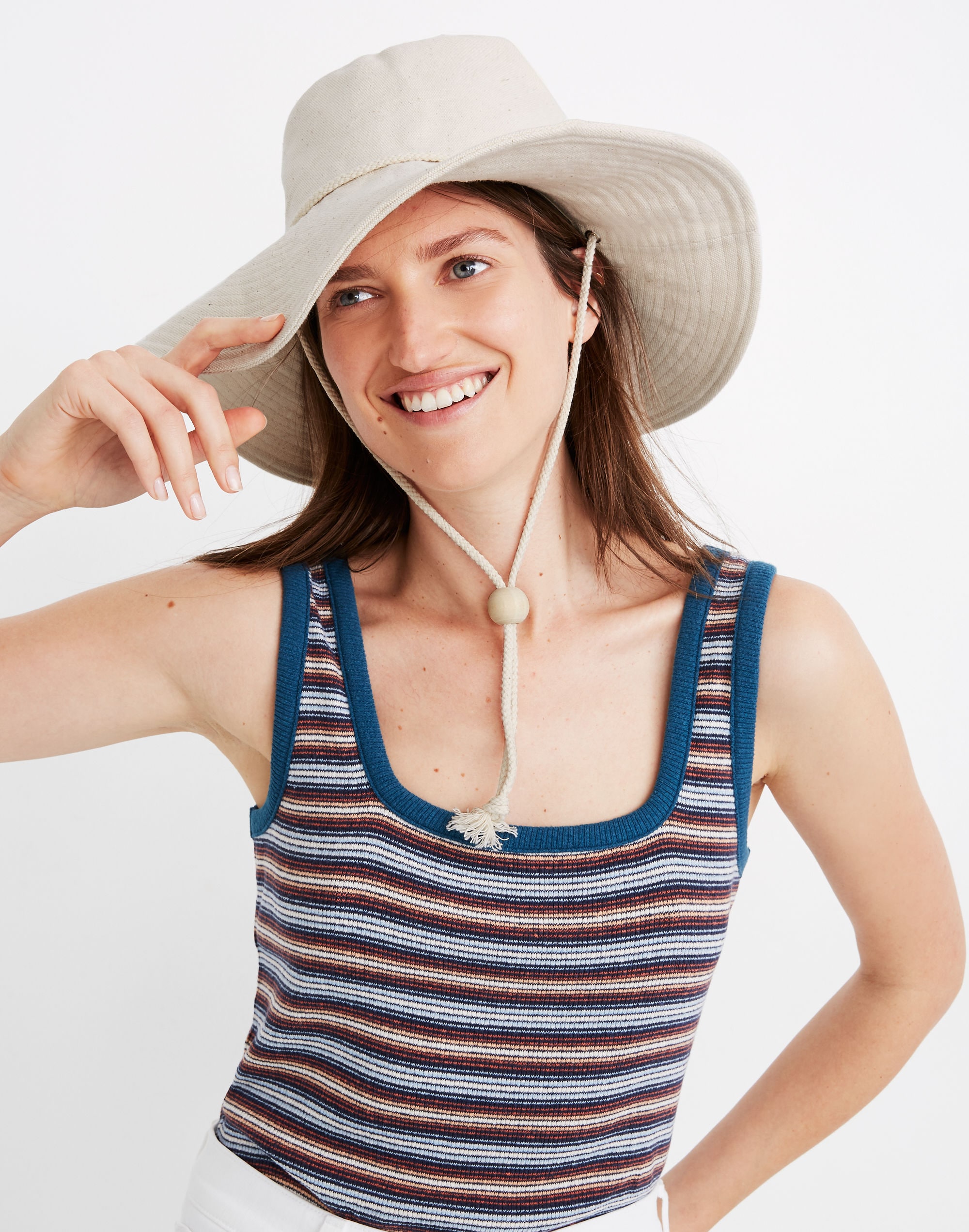 Canvas Oversized Sunhat