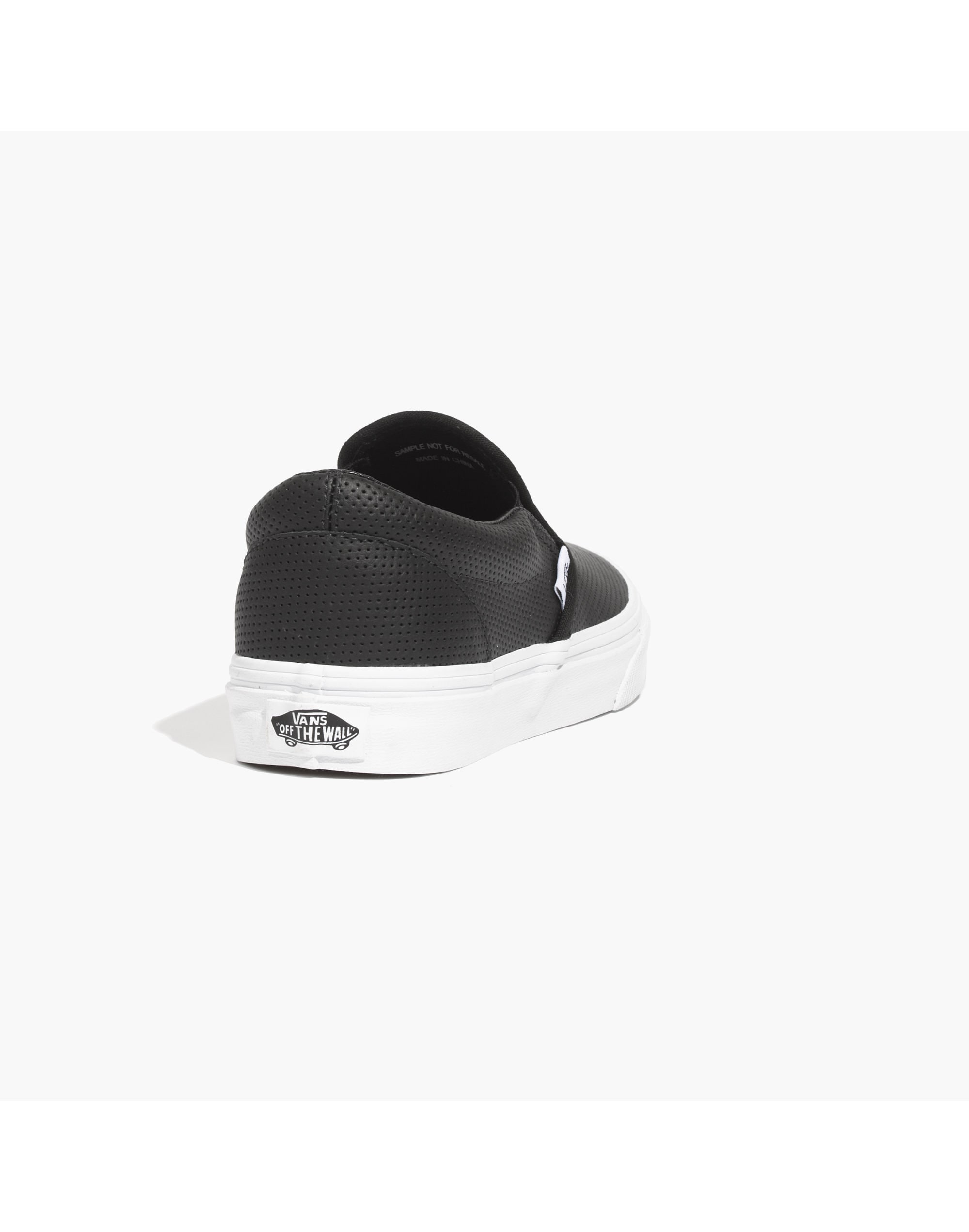 Vans&reg; Classic Slip-Ons in Perforated Leather