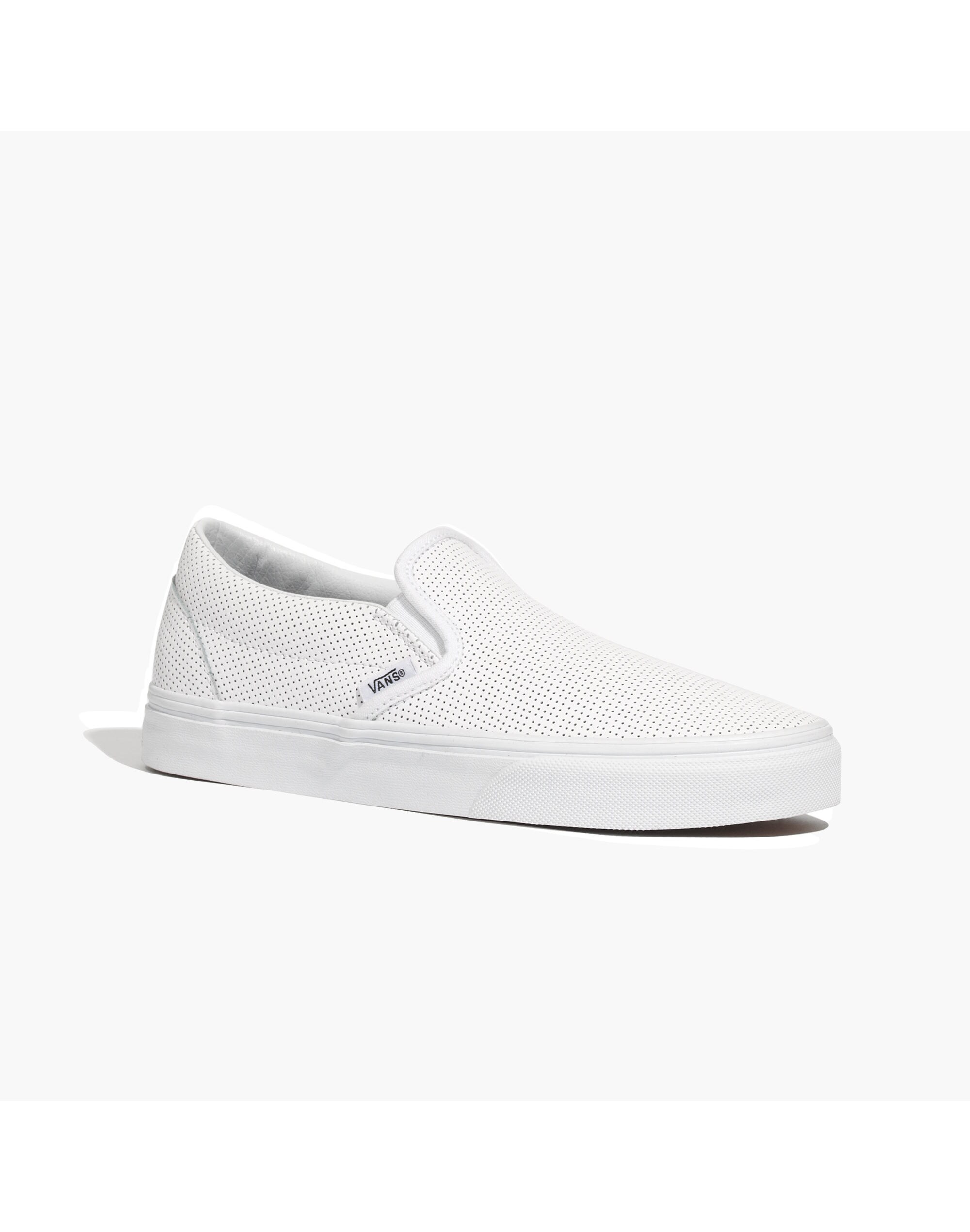Vans&reg; Classic Slip-Ons in Perforated Leather