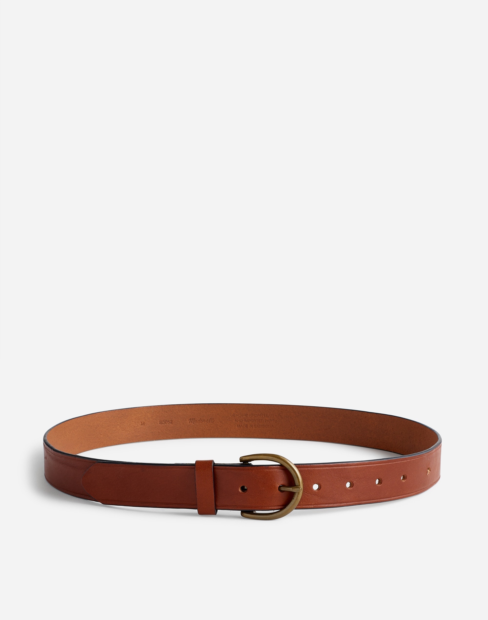 medium perfect leather belt