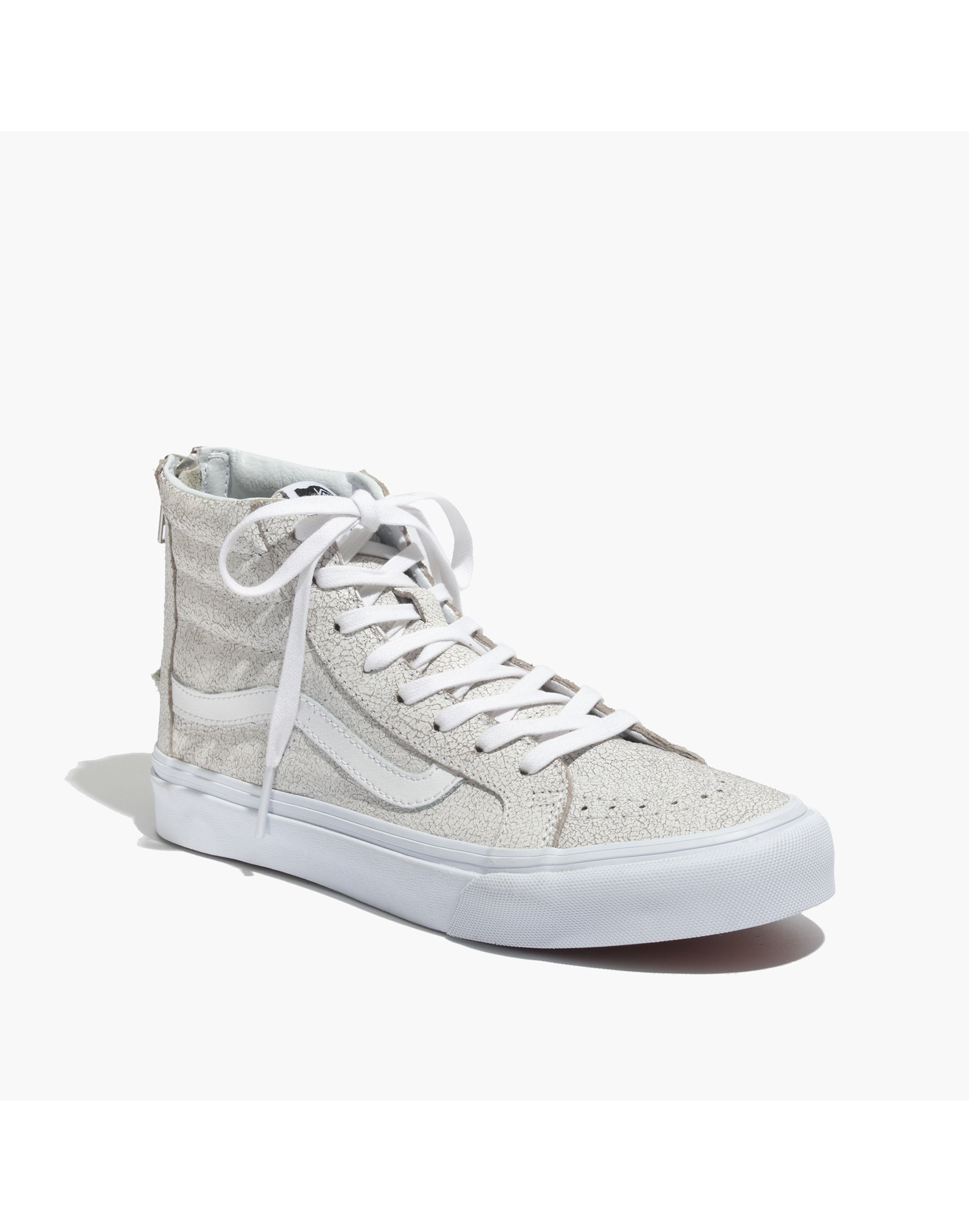 Vans&reg; SK8-Hi Slim Zip High-Top Sneakers in Crackled Suede