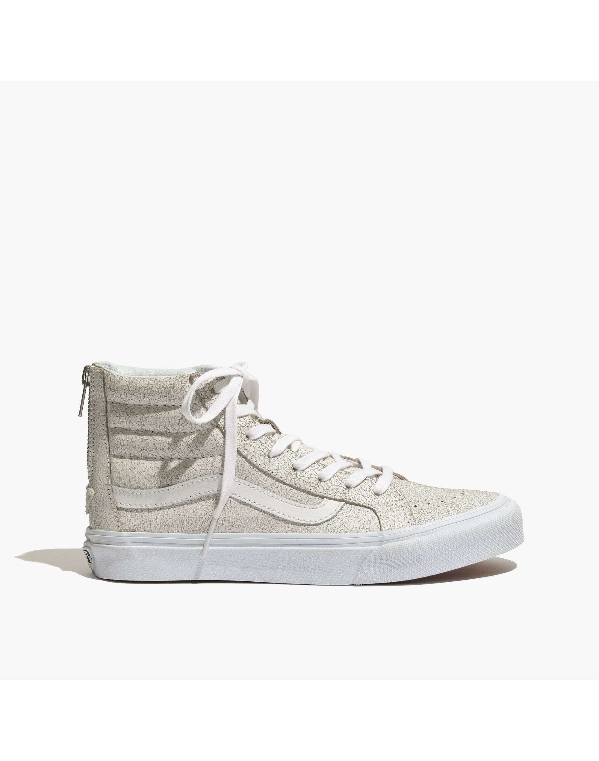 Vans&reg; SK8-Hi Slim Zip High-Top Sneakers in Crackled Suede