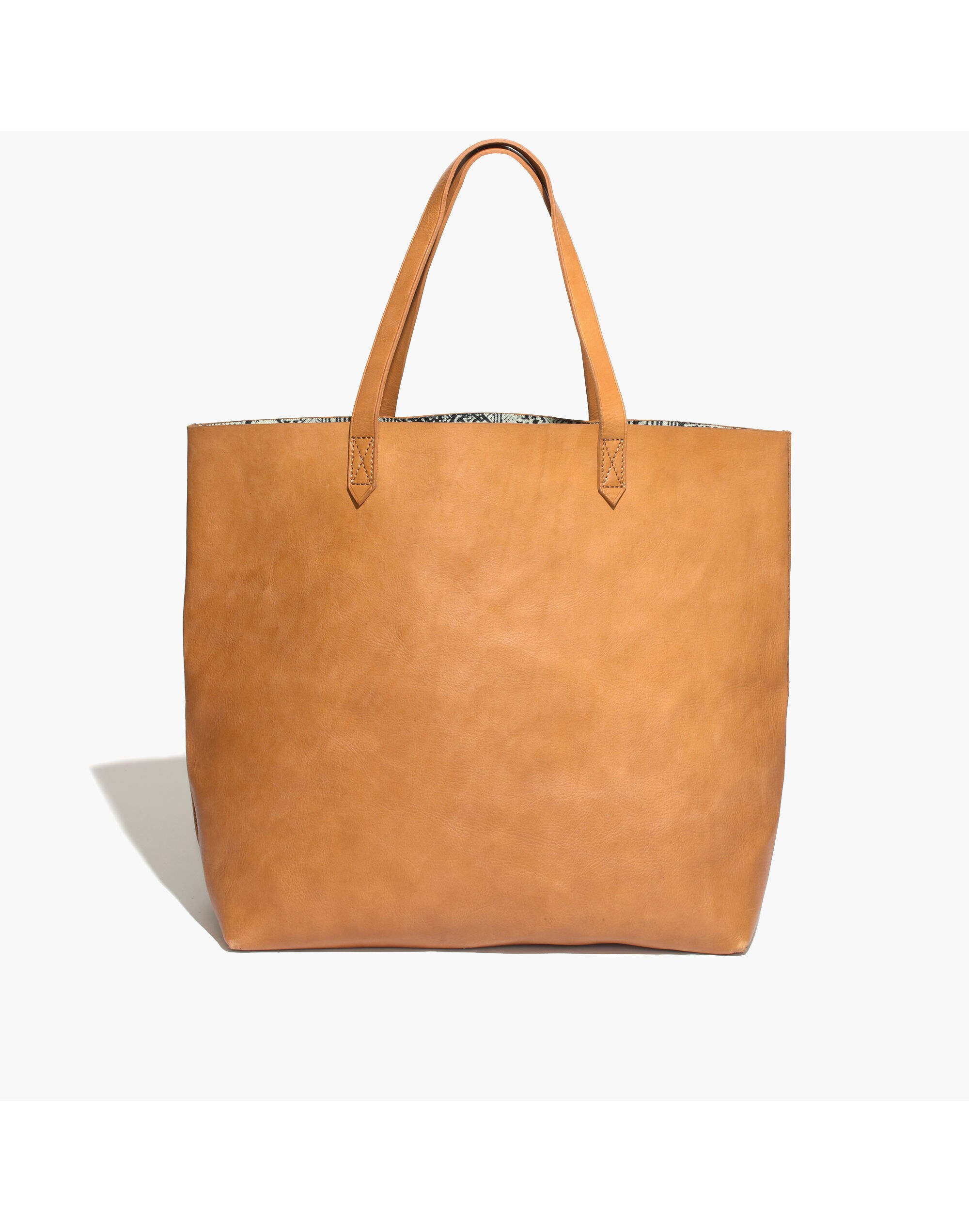 The Reversible Transport Tote in Indigo Tile