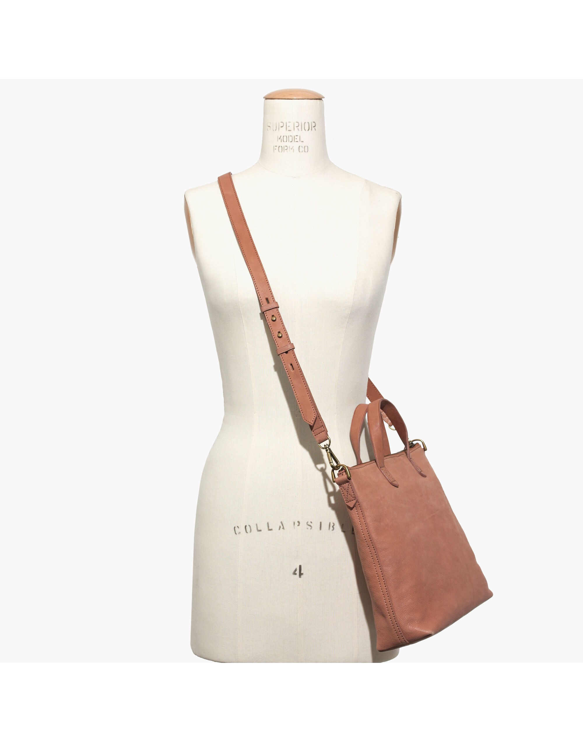 The Mini Transport Crossbody in Washed Leather