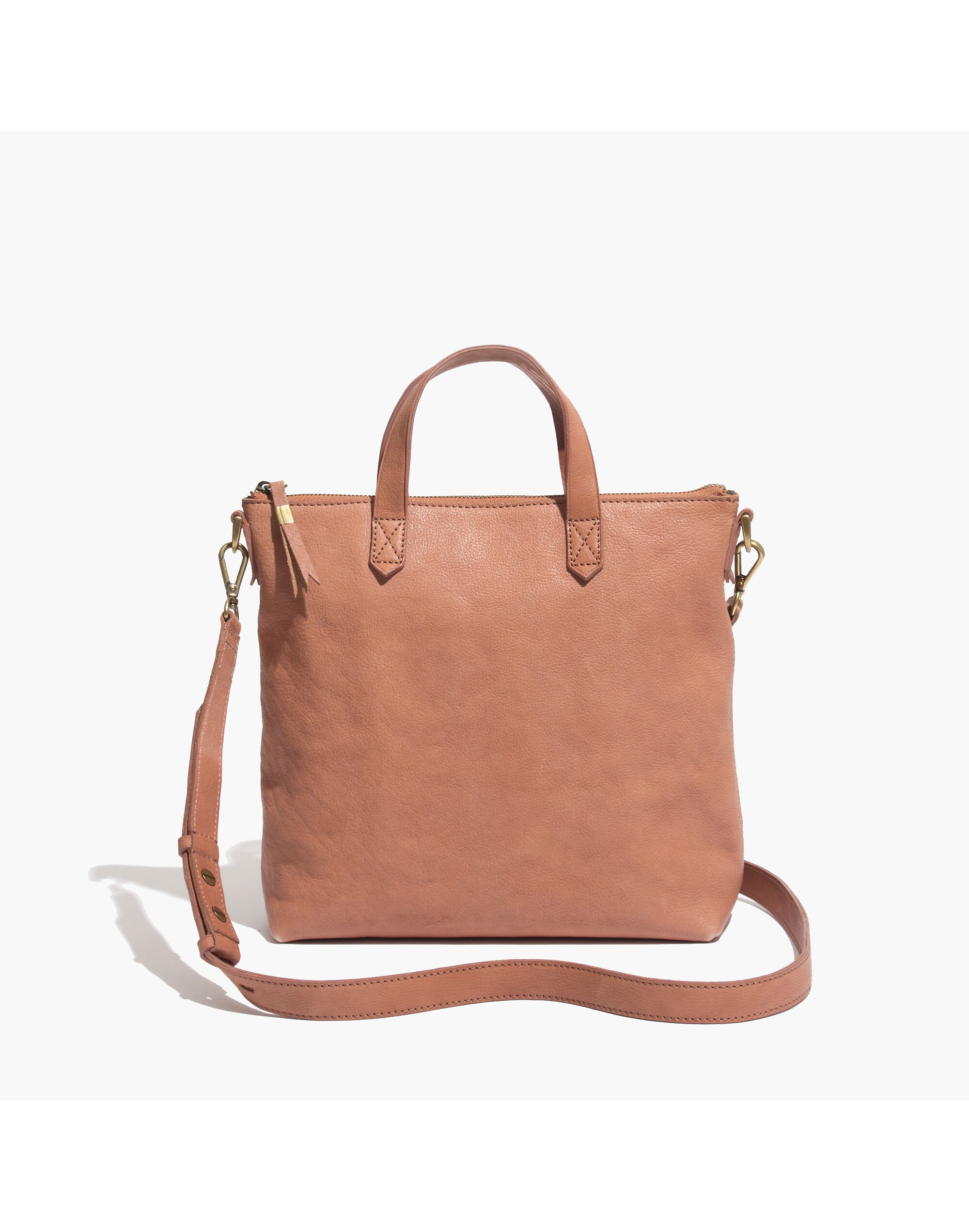 The Mini Transport Crossbody in Washed Leather