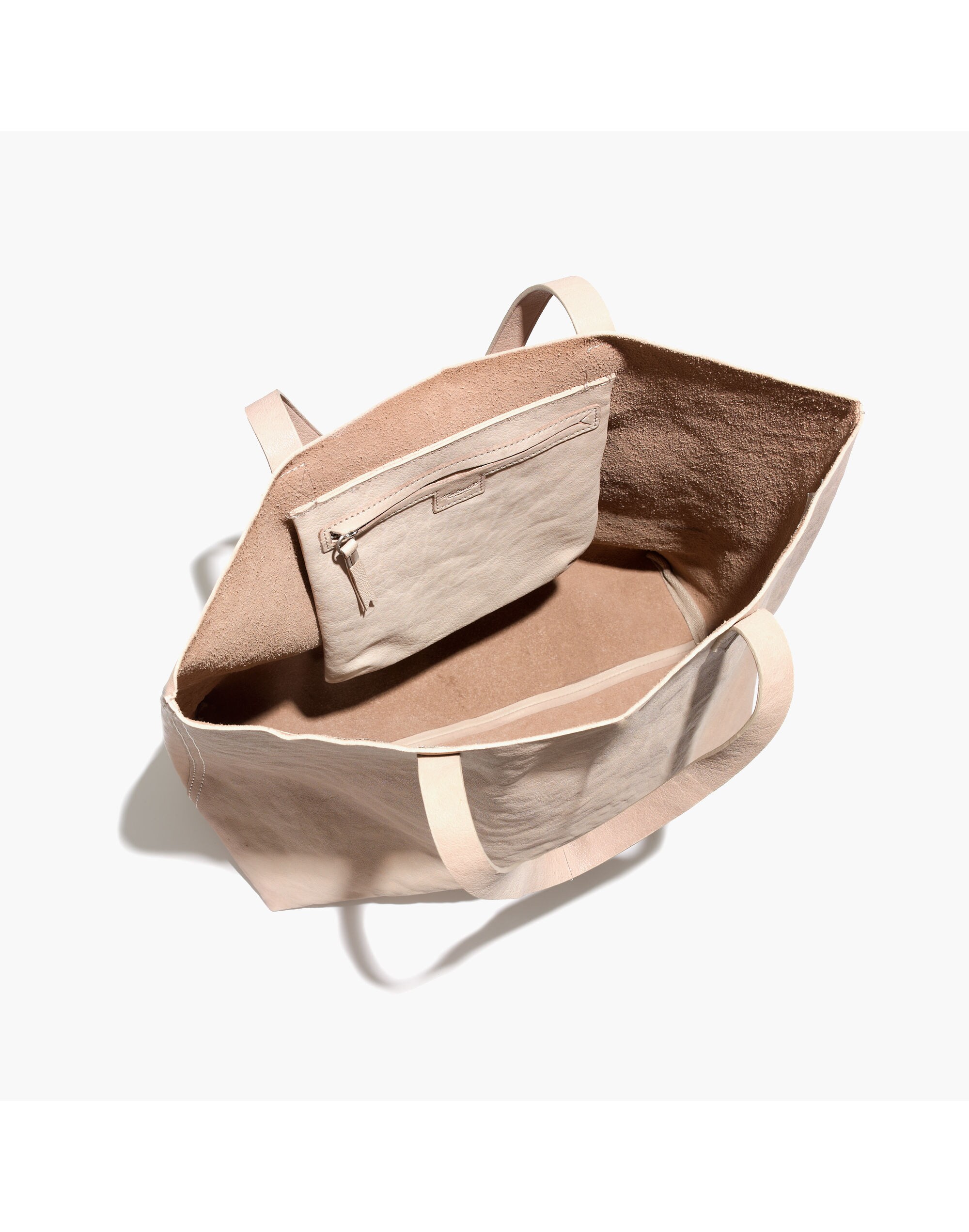 The Transport Tote in Washed Leather