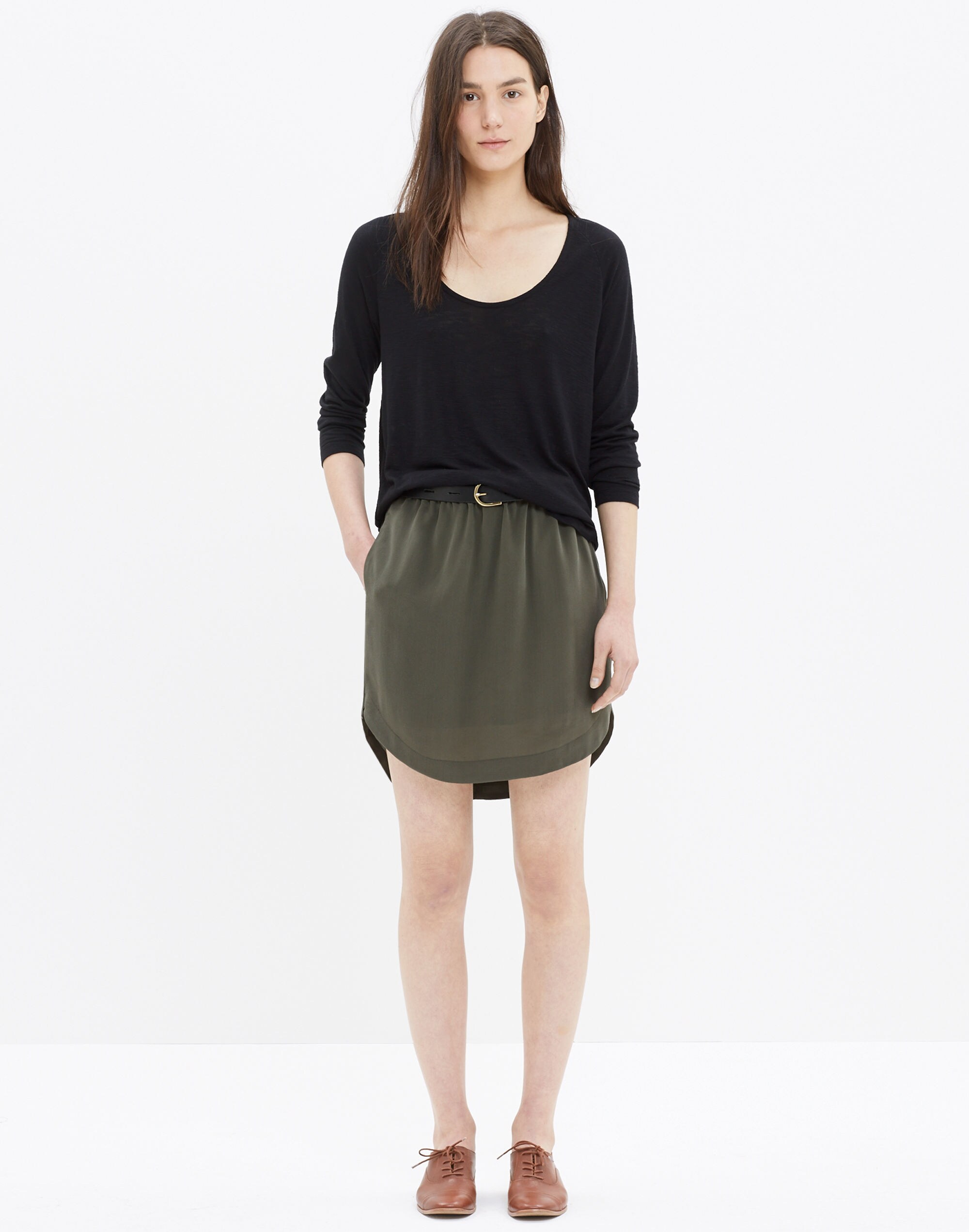 Sun-Garden Shirttail Skirt