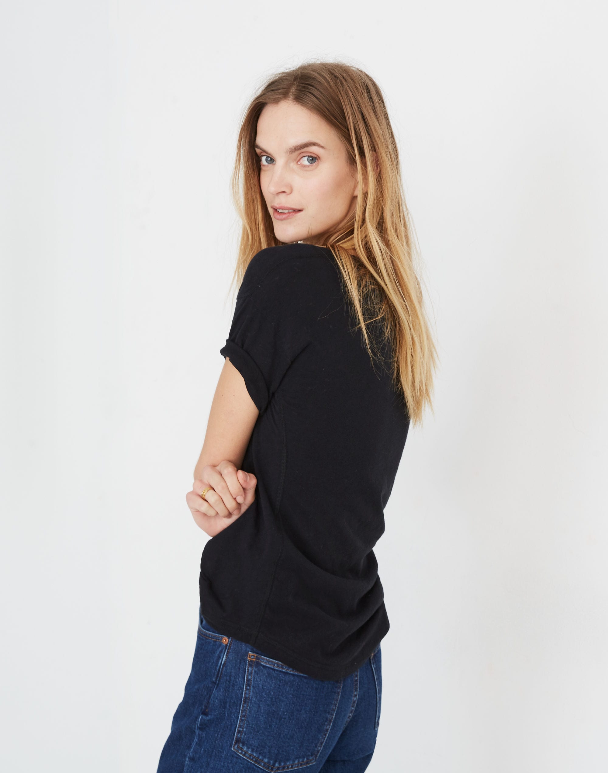 Whisper Cotton Crewneck Tee