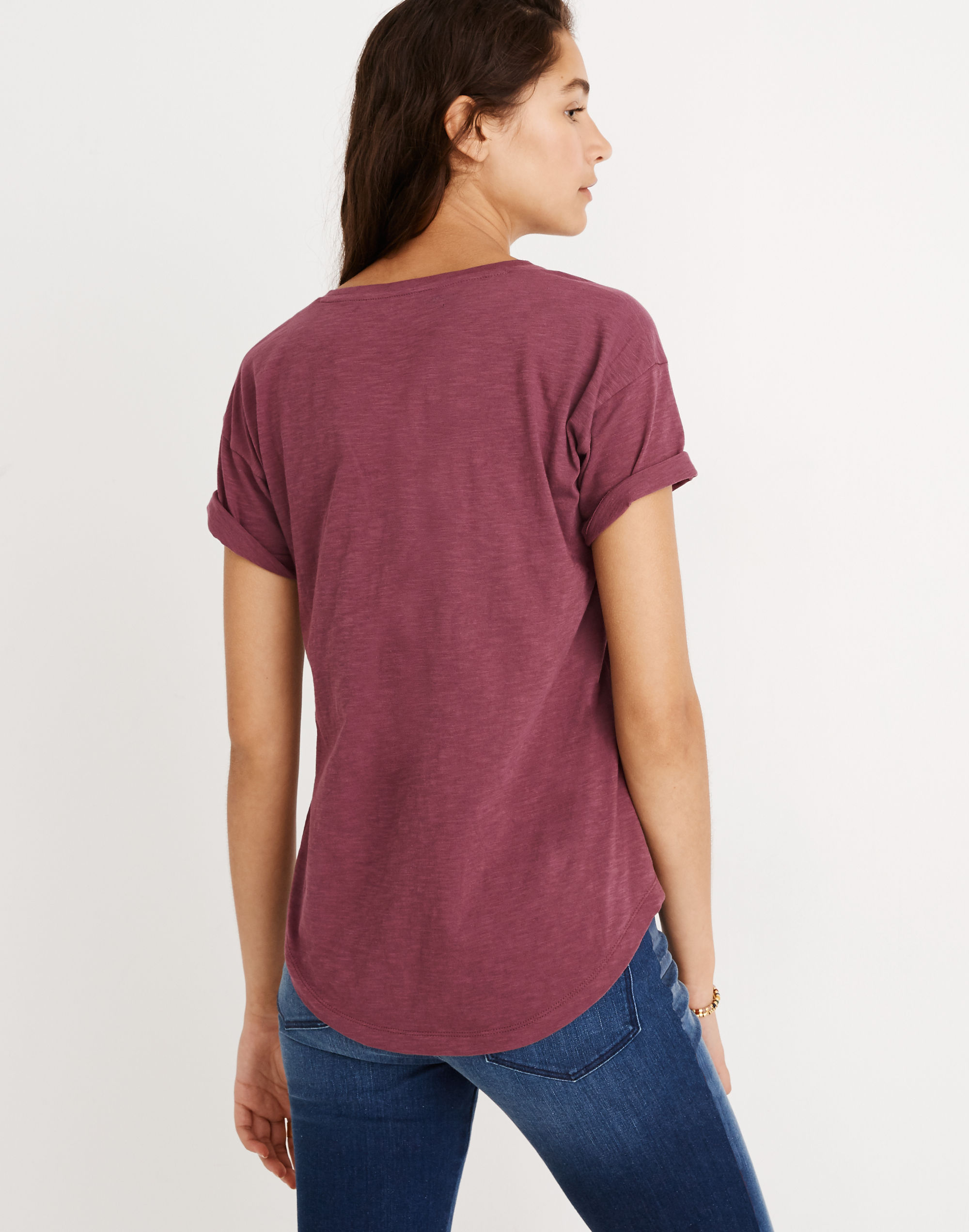 Whisper Cotton Crewneck Tee