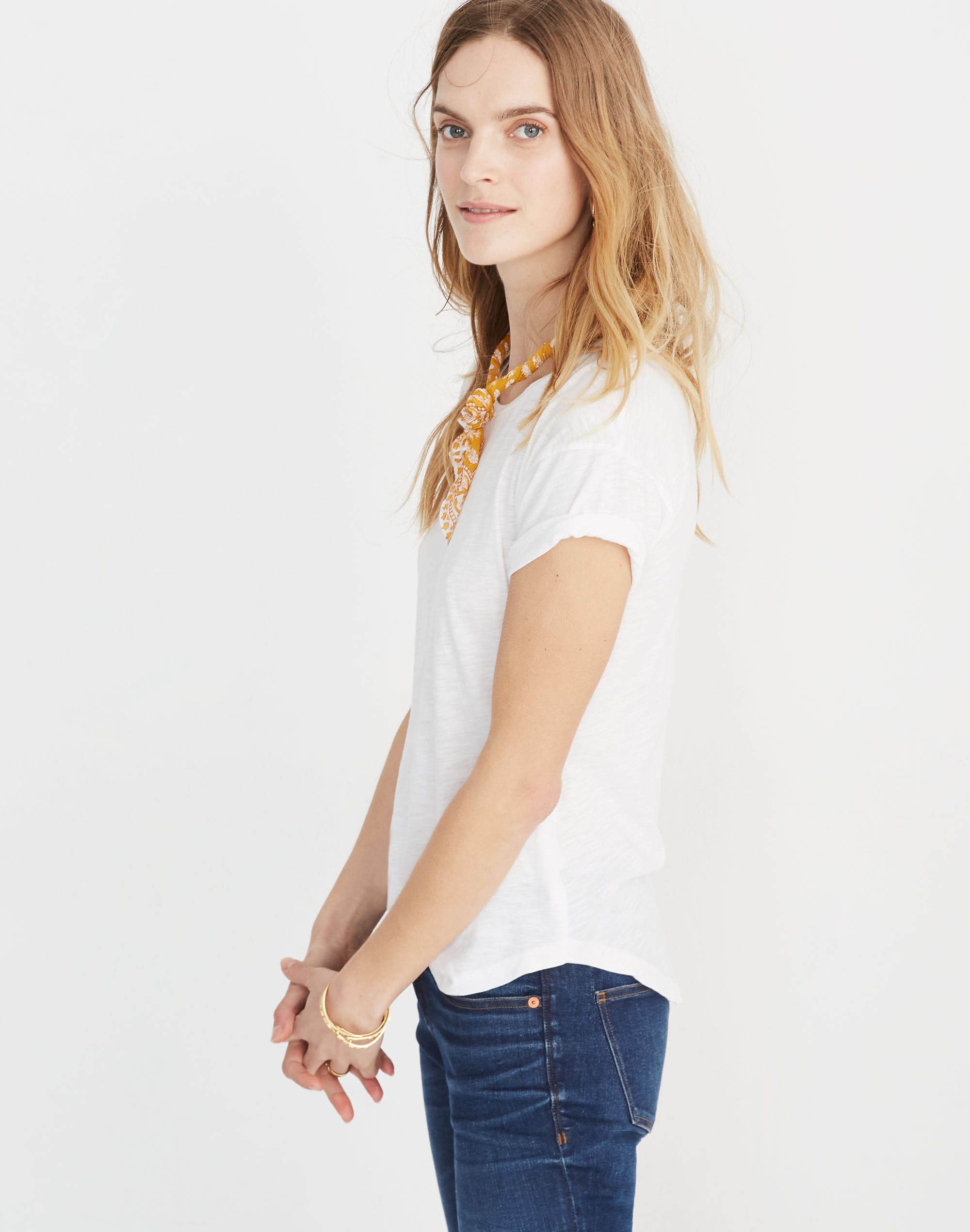 Whisper Cotton Crewneck Tee