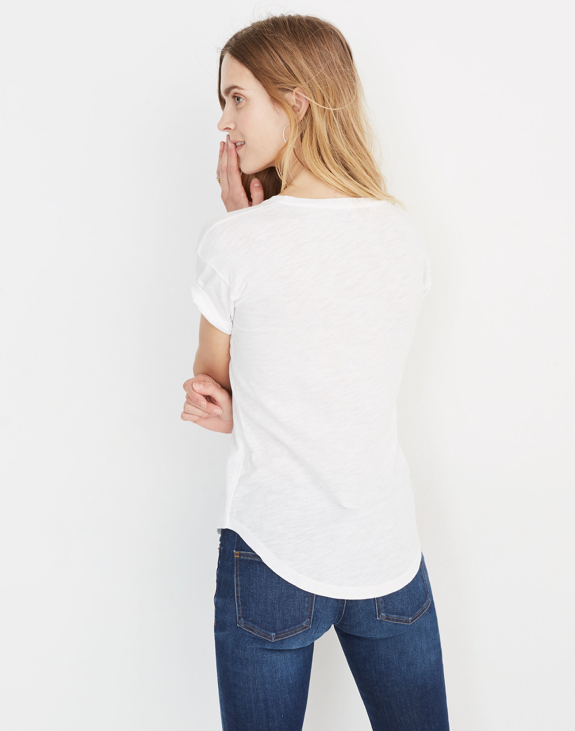 Whisper Cotton Crewneck Tee