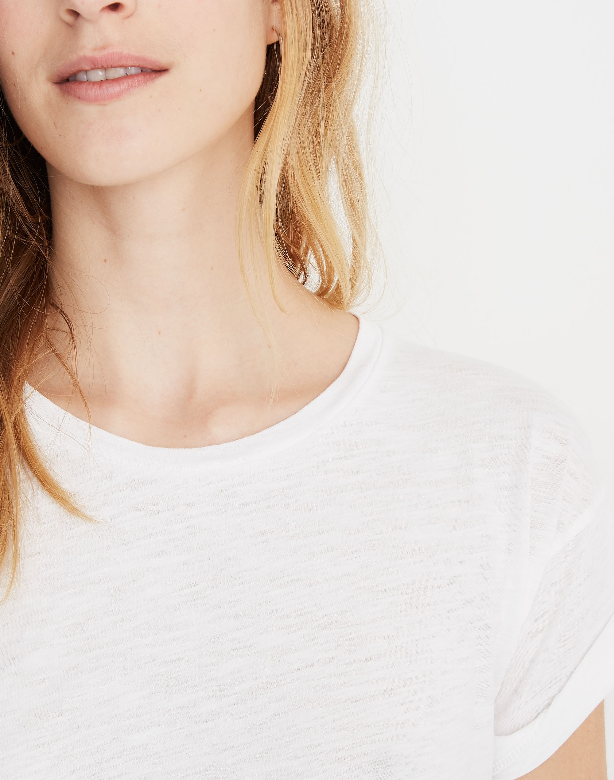 Whisper Cotton Crewneck Tee