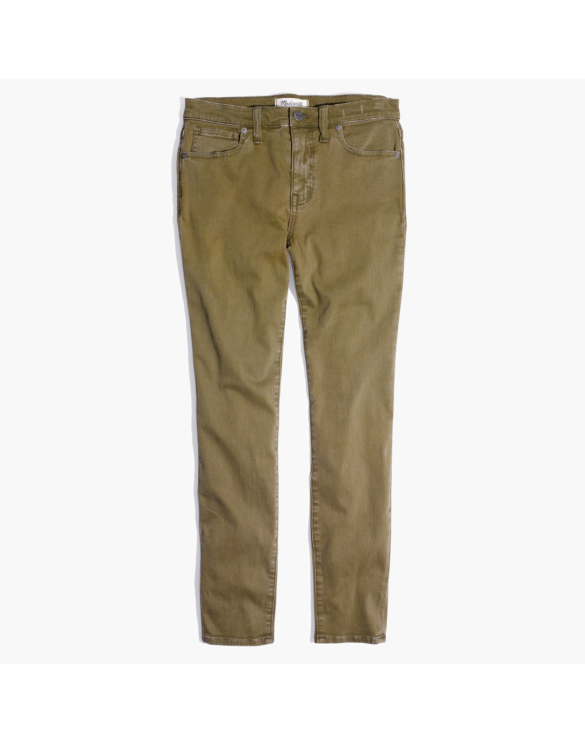 9" High-Rise Skinny Crop Jeans: Colorwash Edition