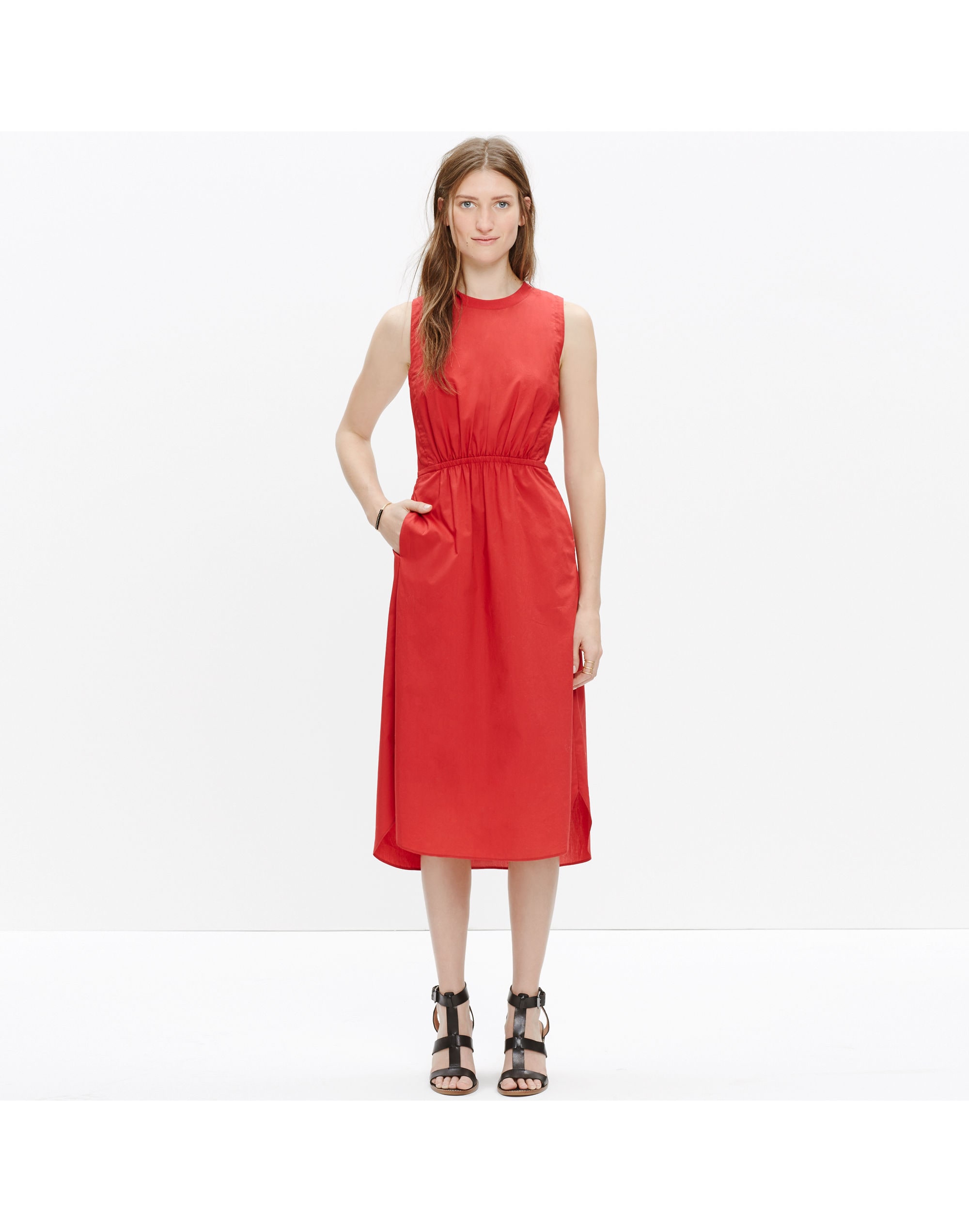 Cotton Lakeshore Midi Dress