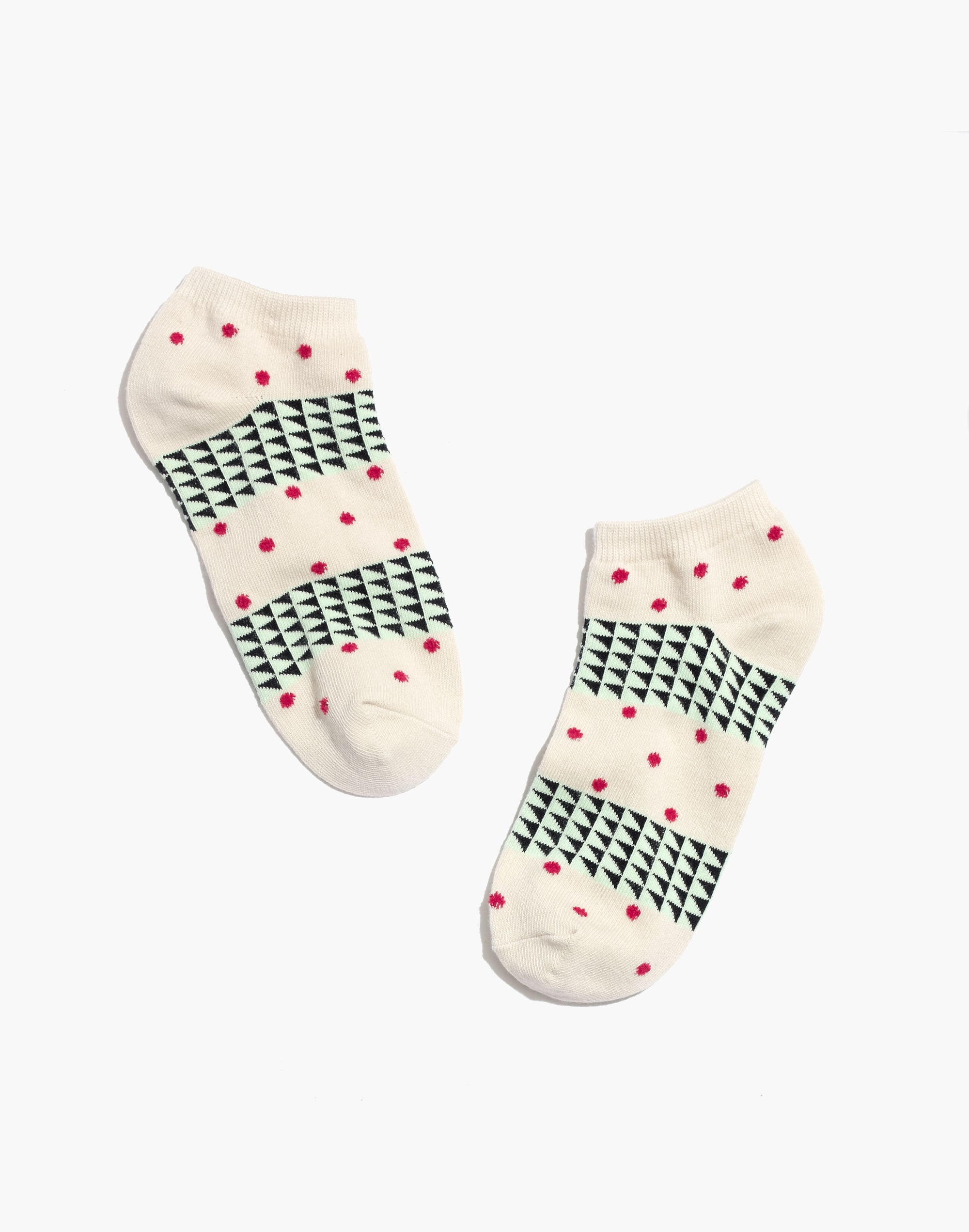 1937 Geo-Mix Anklet Socks