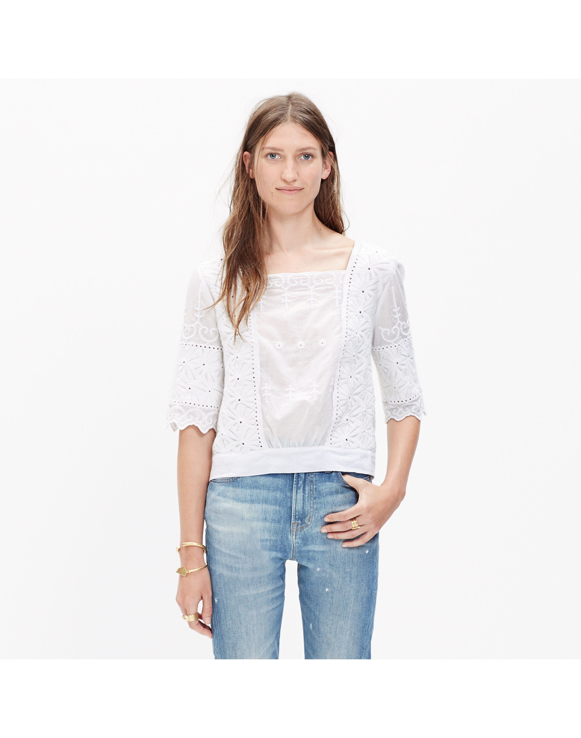 Embroidered Foretell Top