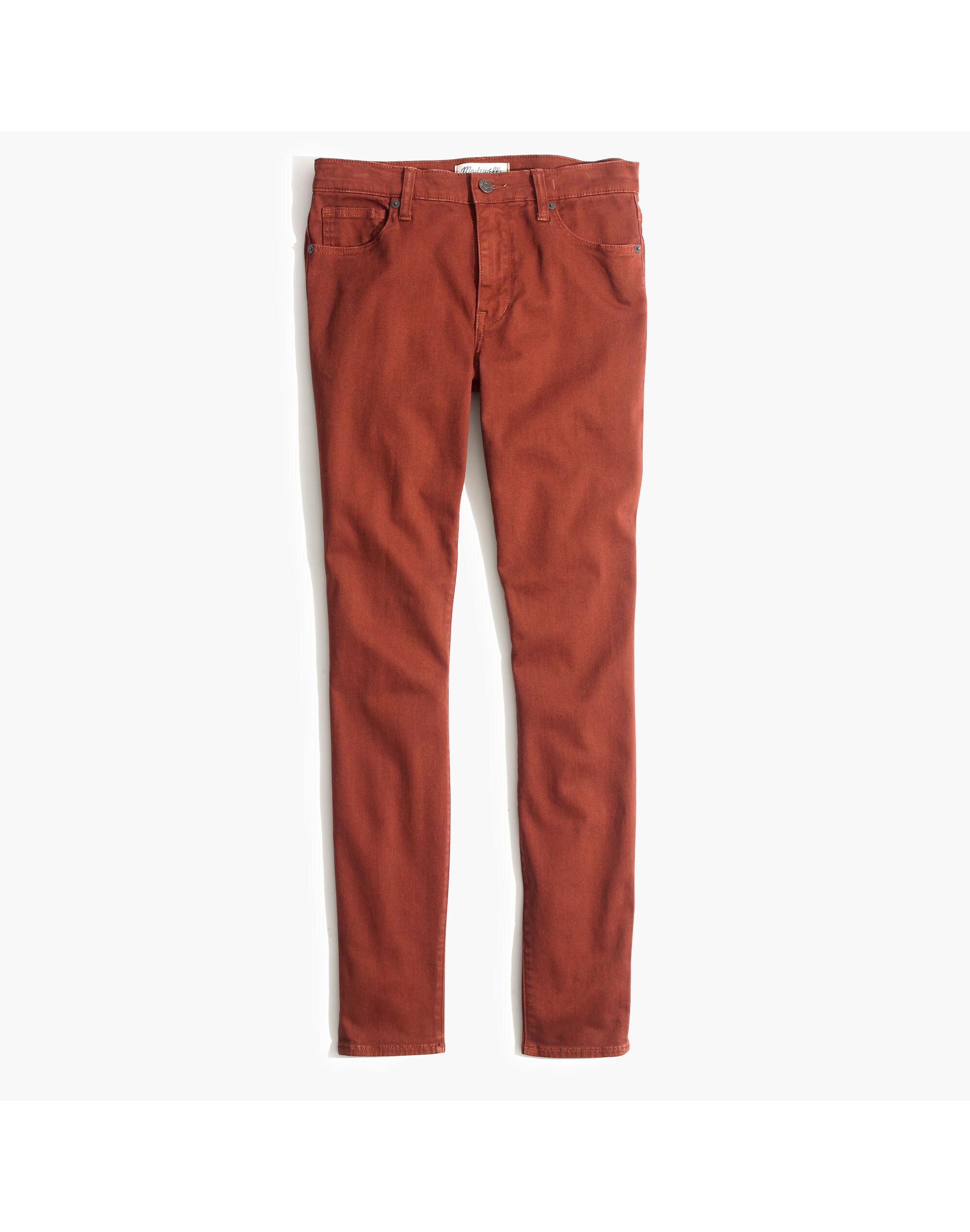 9" High-Rise Skinny Jeans: Garment-Dyed Edition