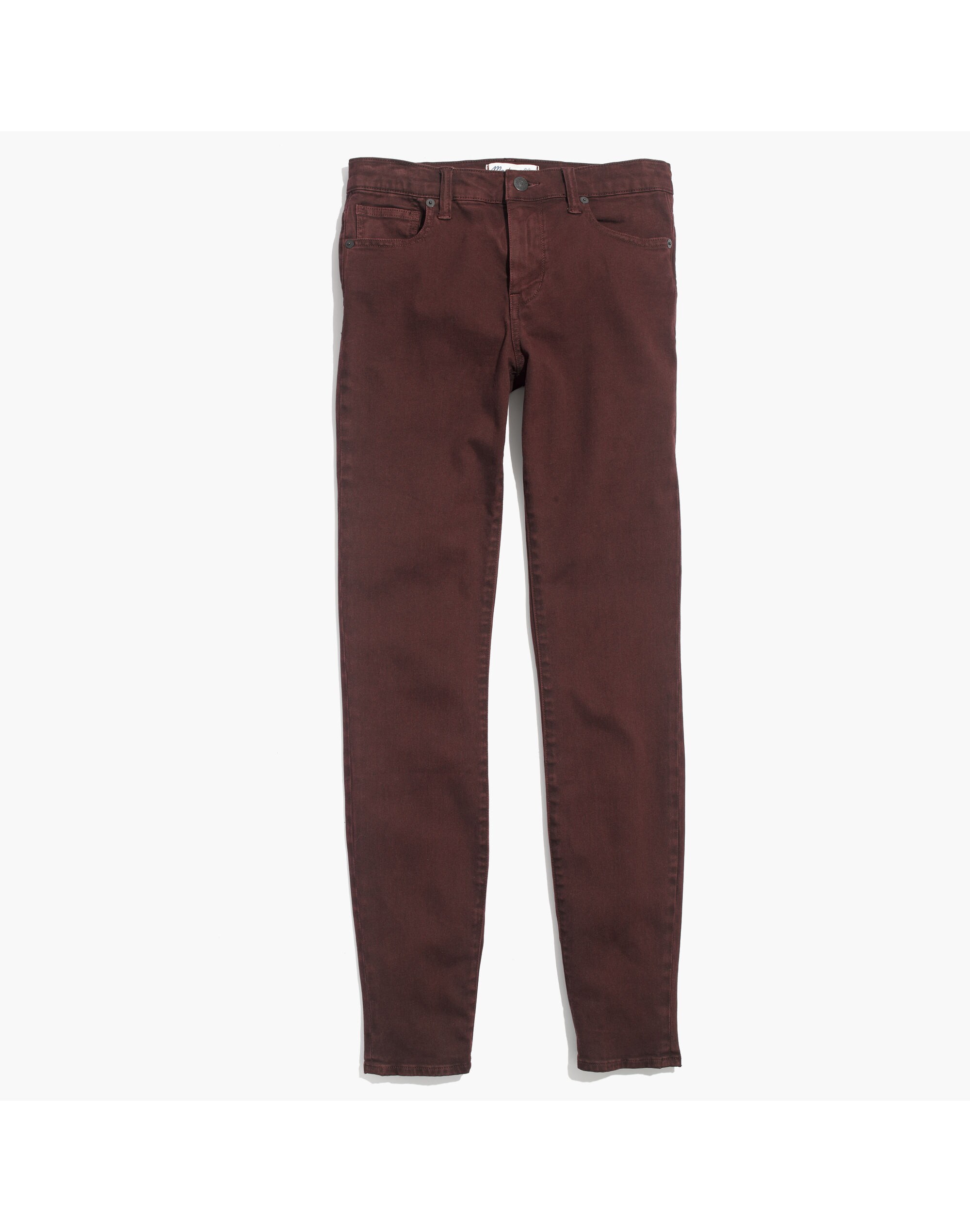 9" High-Rise Skinny Jeans: Garment-Dyed Edition