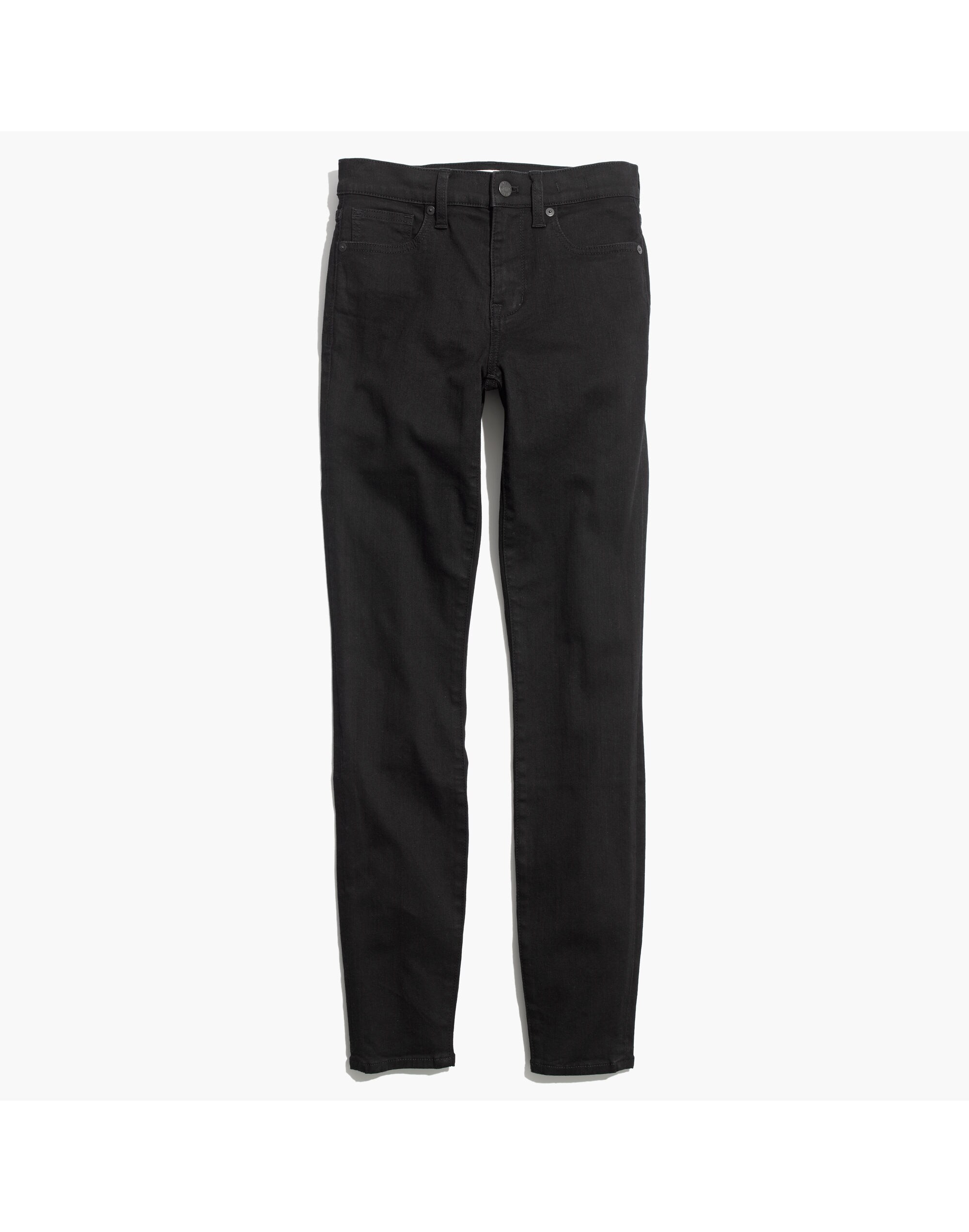 Tall 9" High-Rise Skinny Jeans in Black Frost