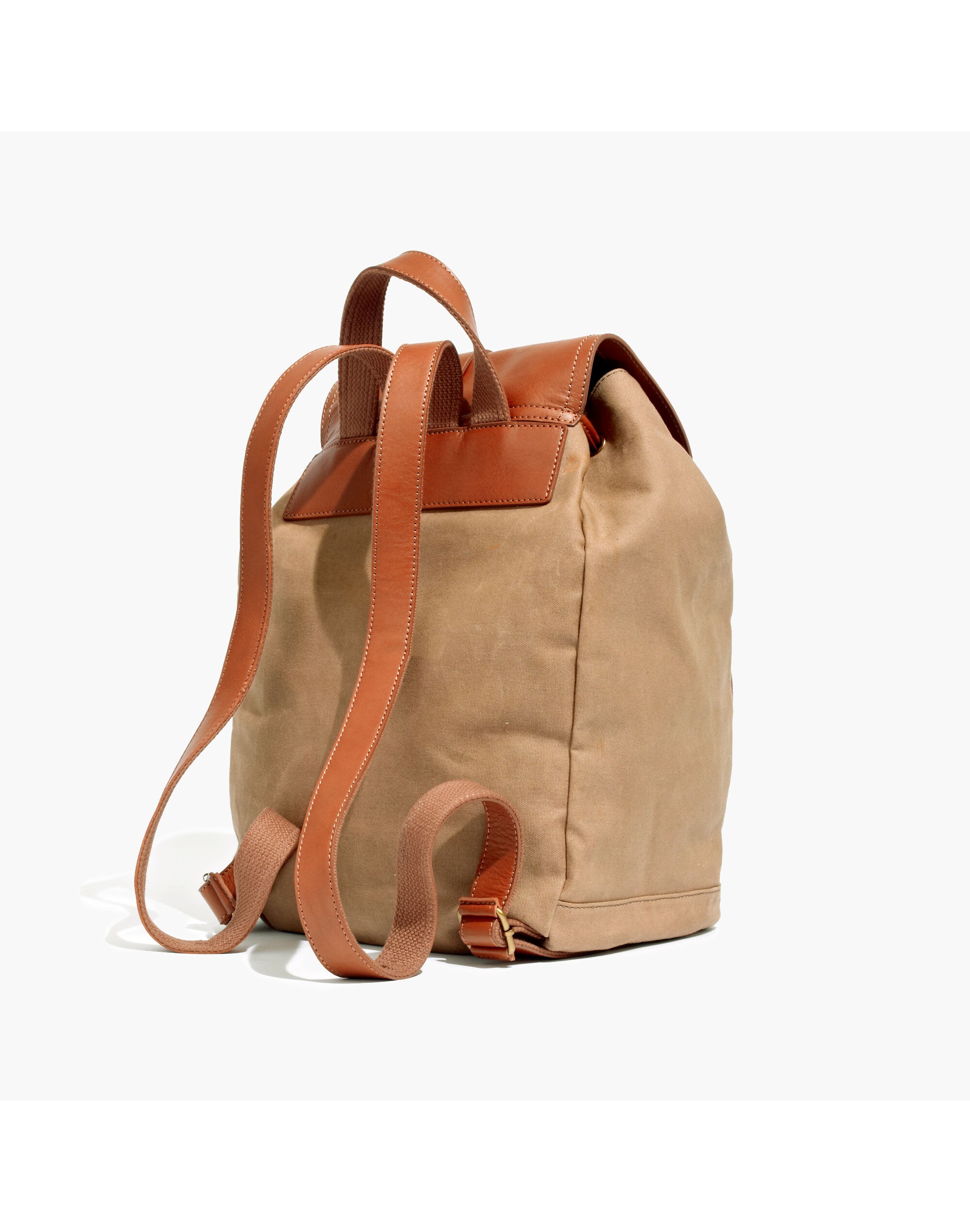 The Transport Rucksack in Waxed Canvas