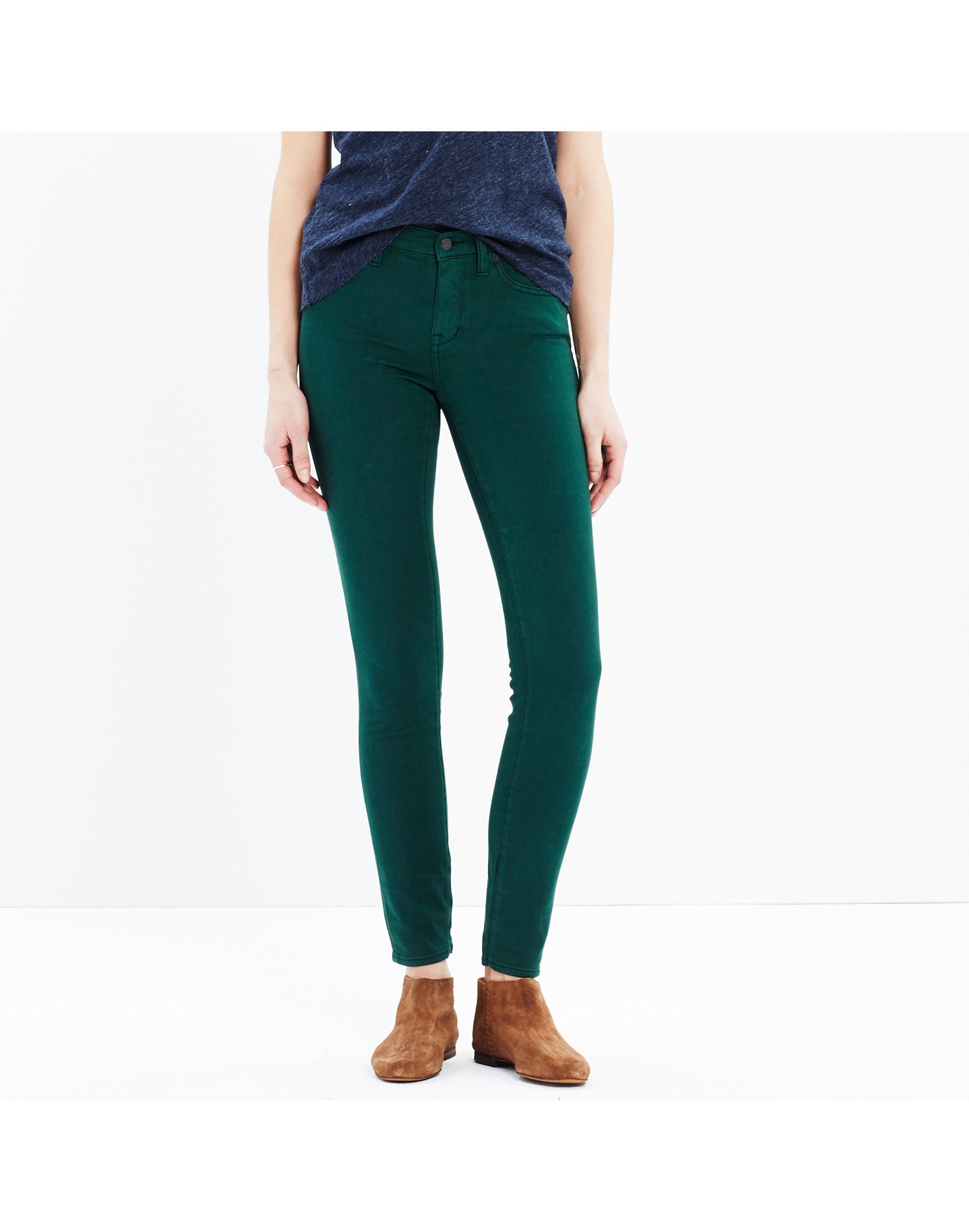 8 skinny sateen jeans